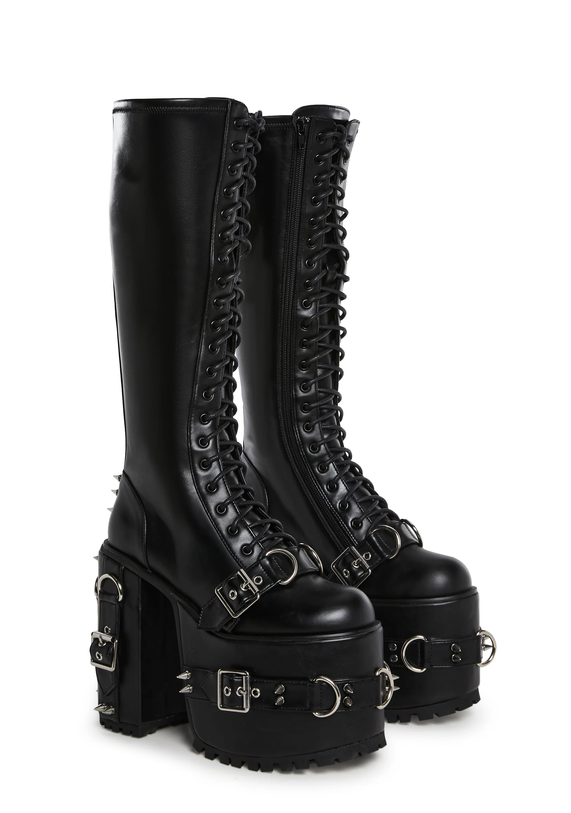 Heart To Break Knee High Stretch Boots - Image 3