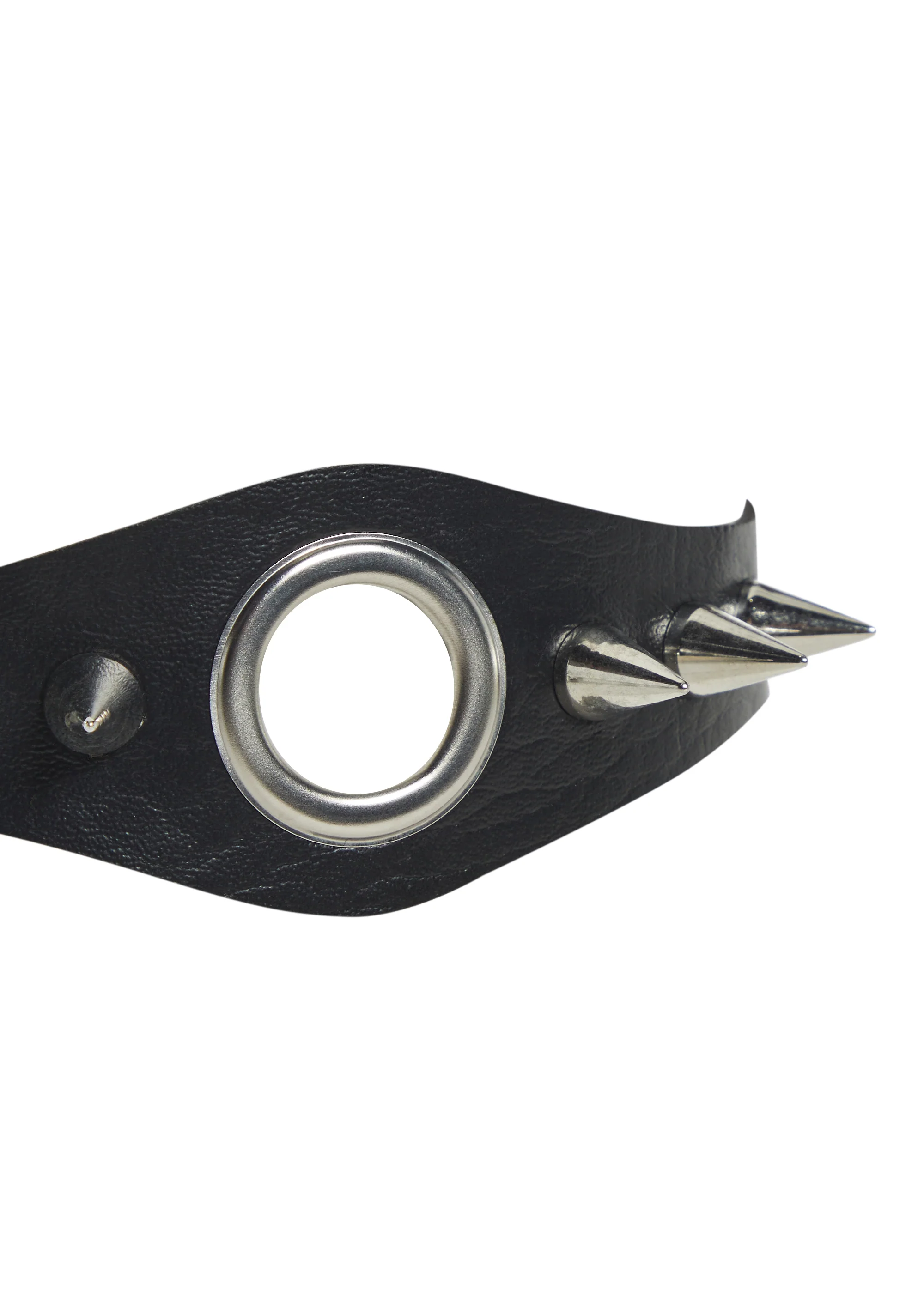 Heartless Leather Spiked Choker - Image 2