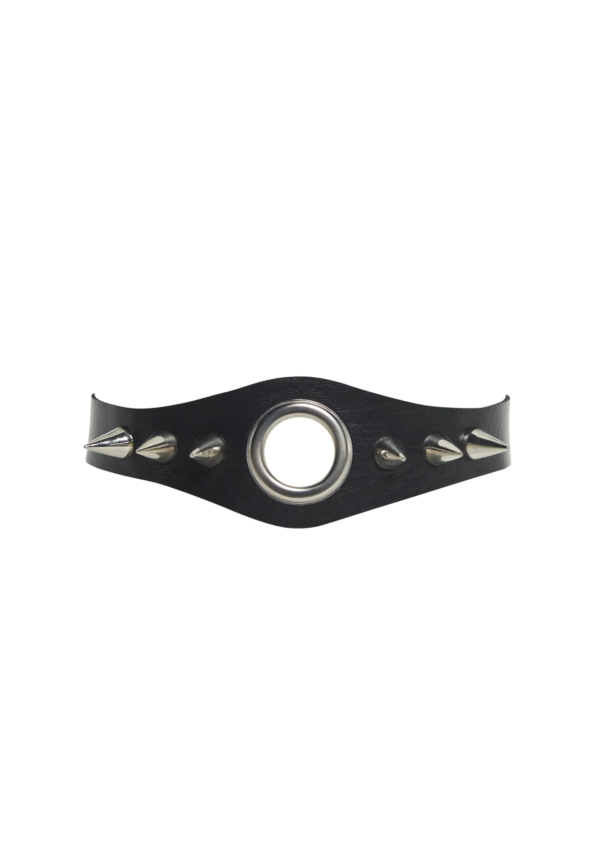 Heartless Leather Spiked Choker - Image 4