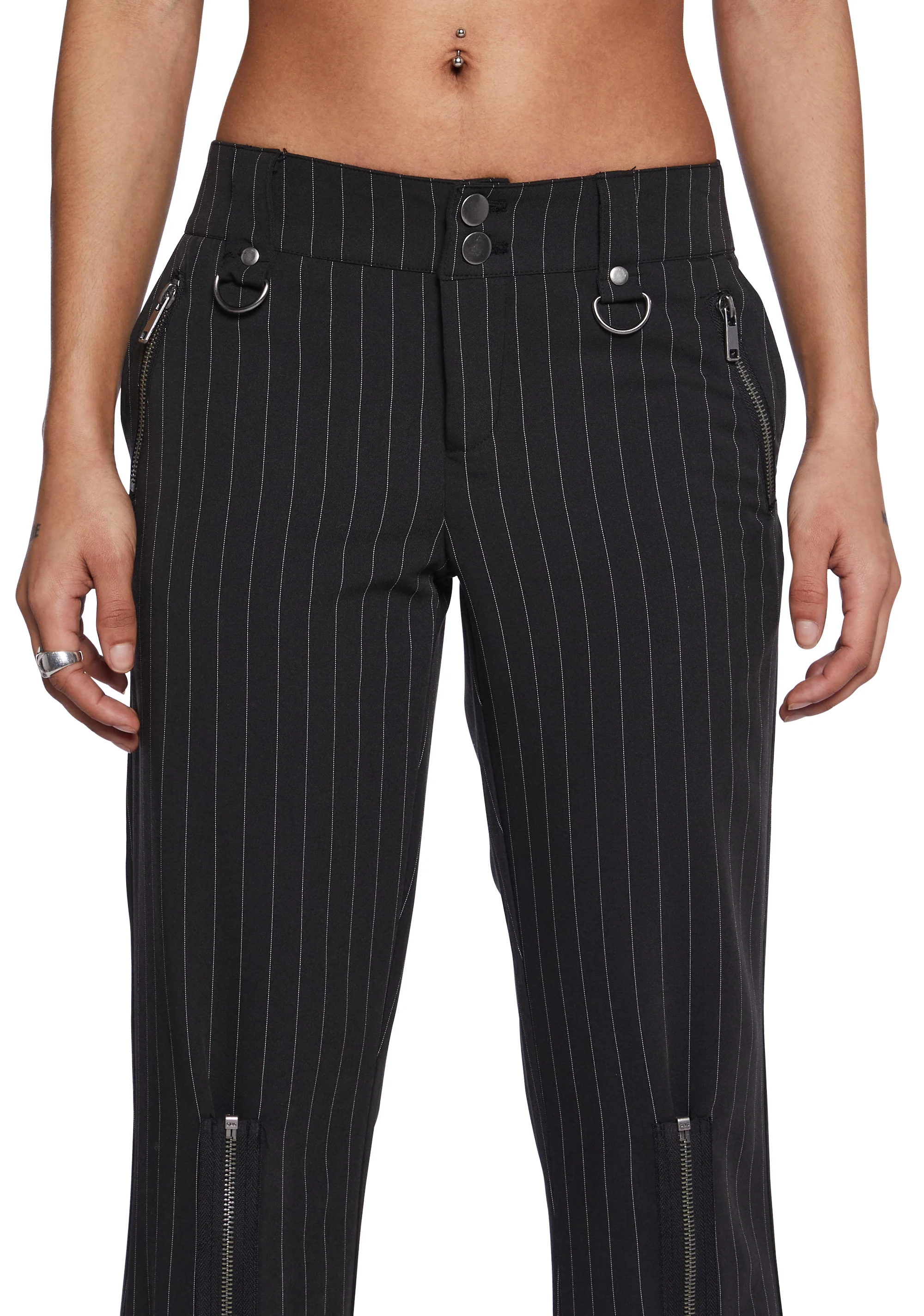 Heather Pinstripe Trousers - Image 5