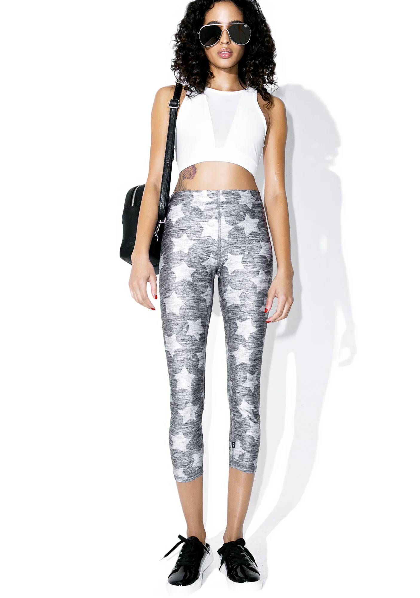 Heathered Stars Capris - Image 9