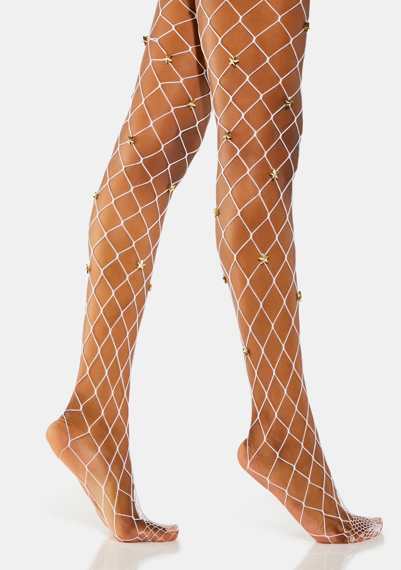Heavenly Constant Glow Fishnet Tights - Image 2