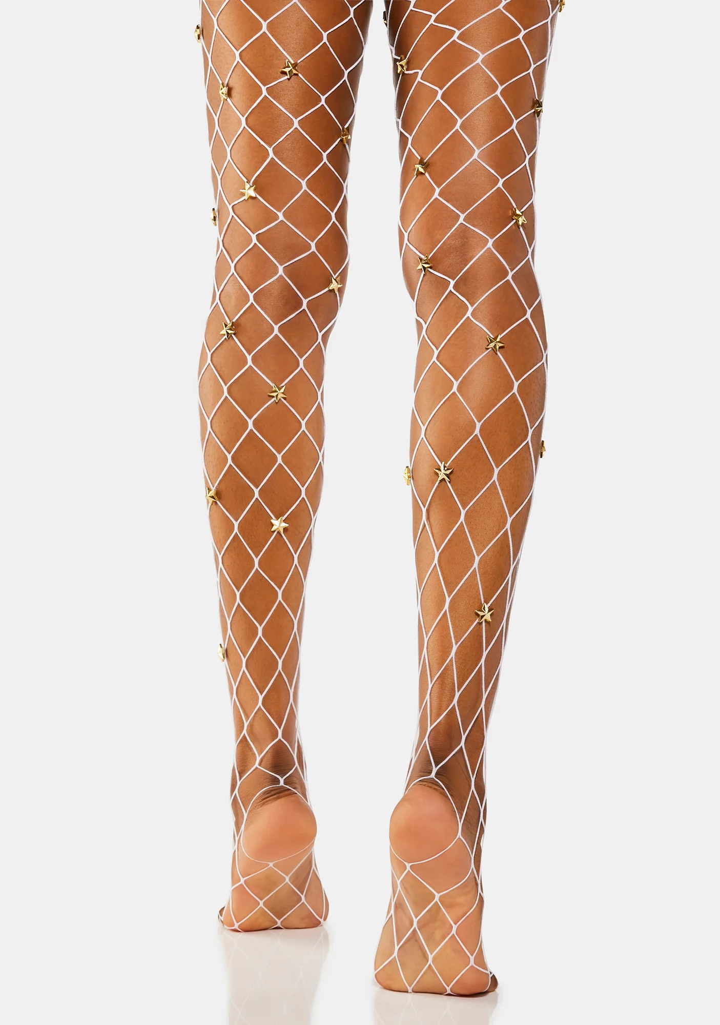 Heavenly Constant Glow Fishnet Tights - Image 3