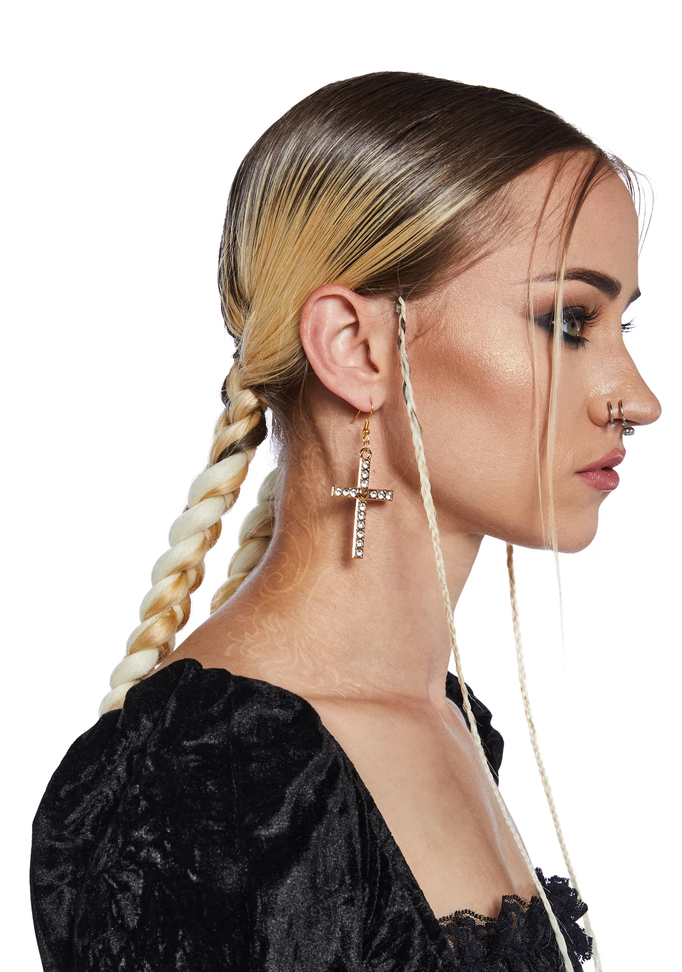 Heavenly Haven Cross Earrings - Image 5