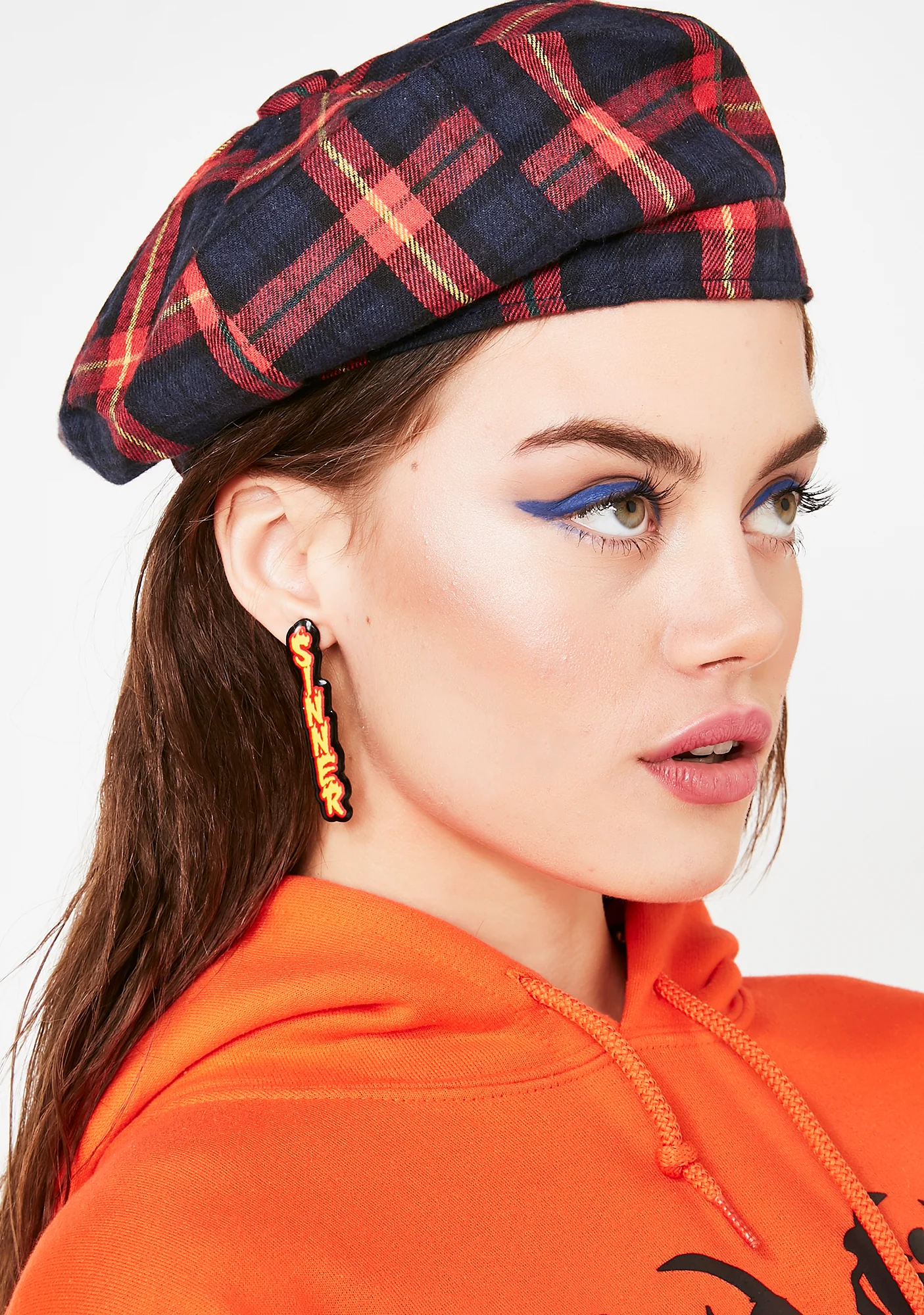 Hellish Uproar Plaid Beret - Image 3