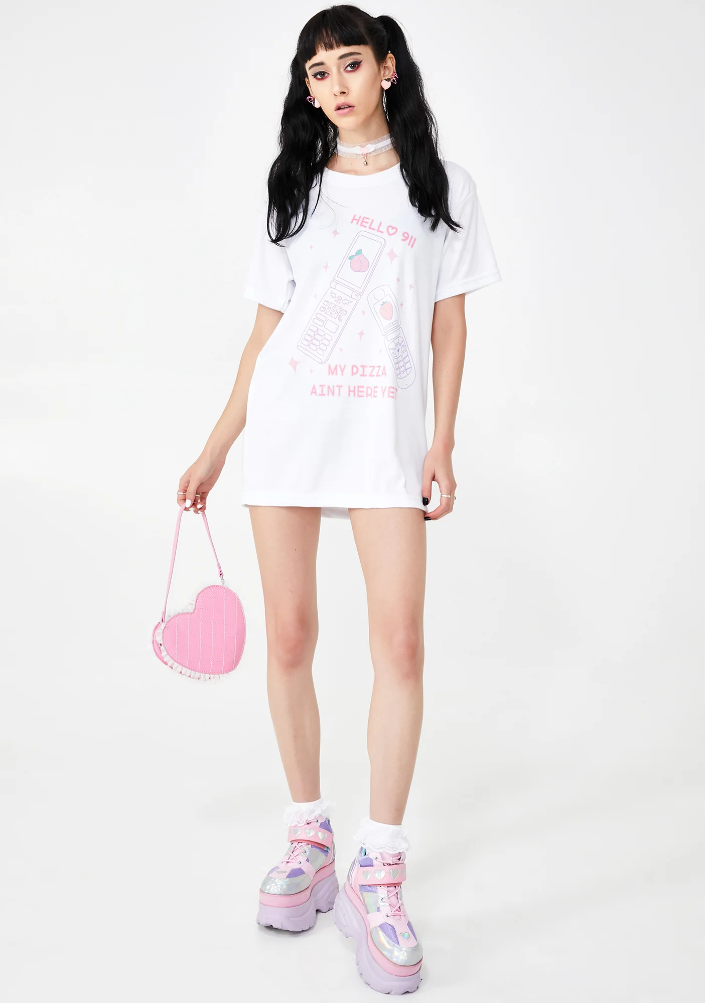 Hello 911 Graphic Tee - Image 3