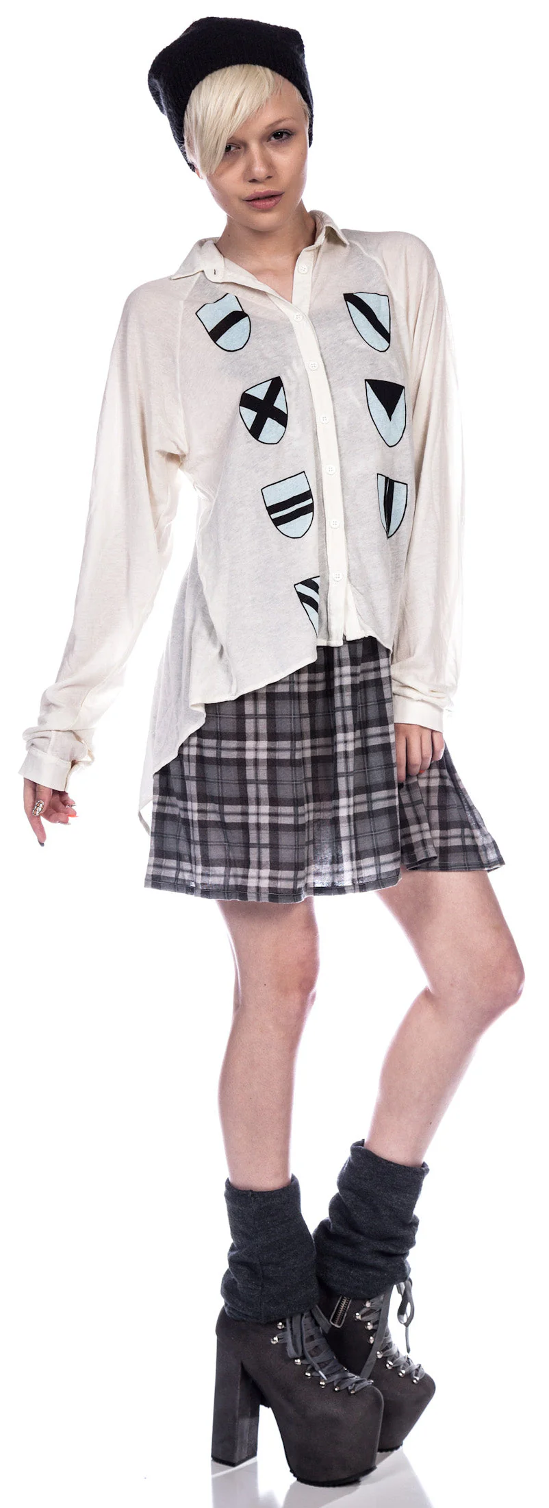 Heraldry Sunday Button Down Shirt - Black - Image 10