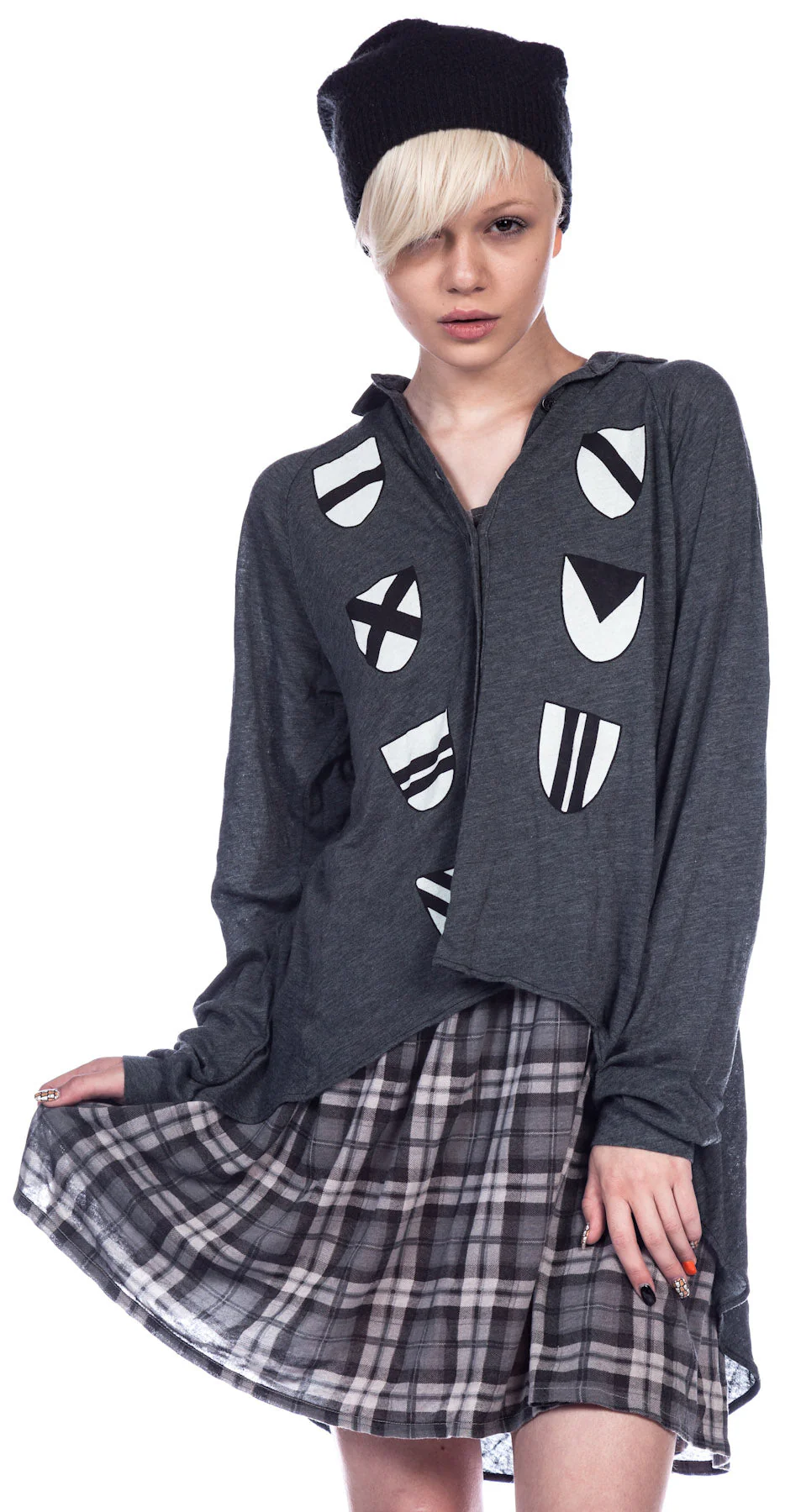 Heraldry Sunday Button Down Shirt - Black - Image 5