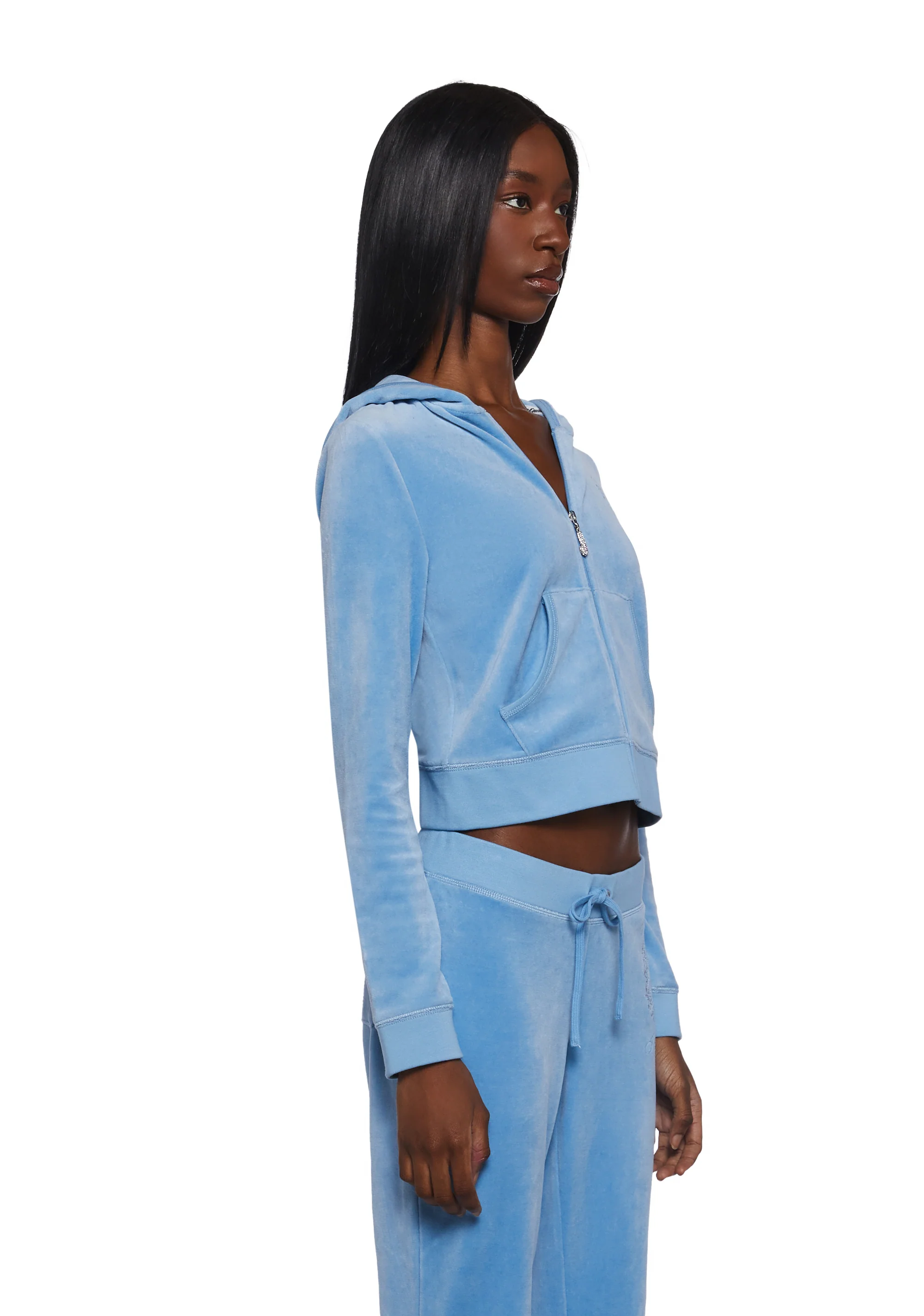 Crown Heritage Cotton Velour Hoodie - Image 7