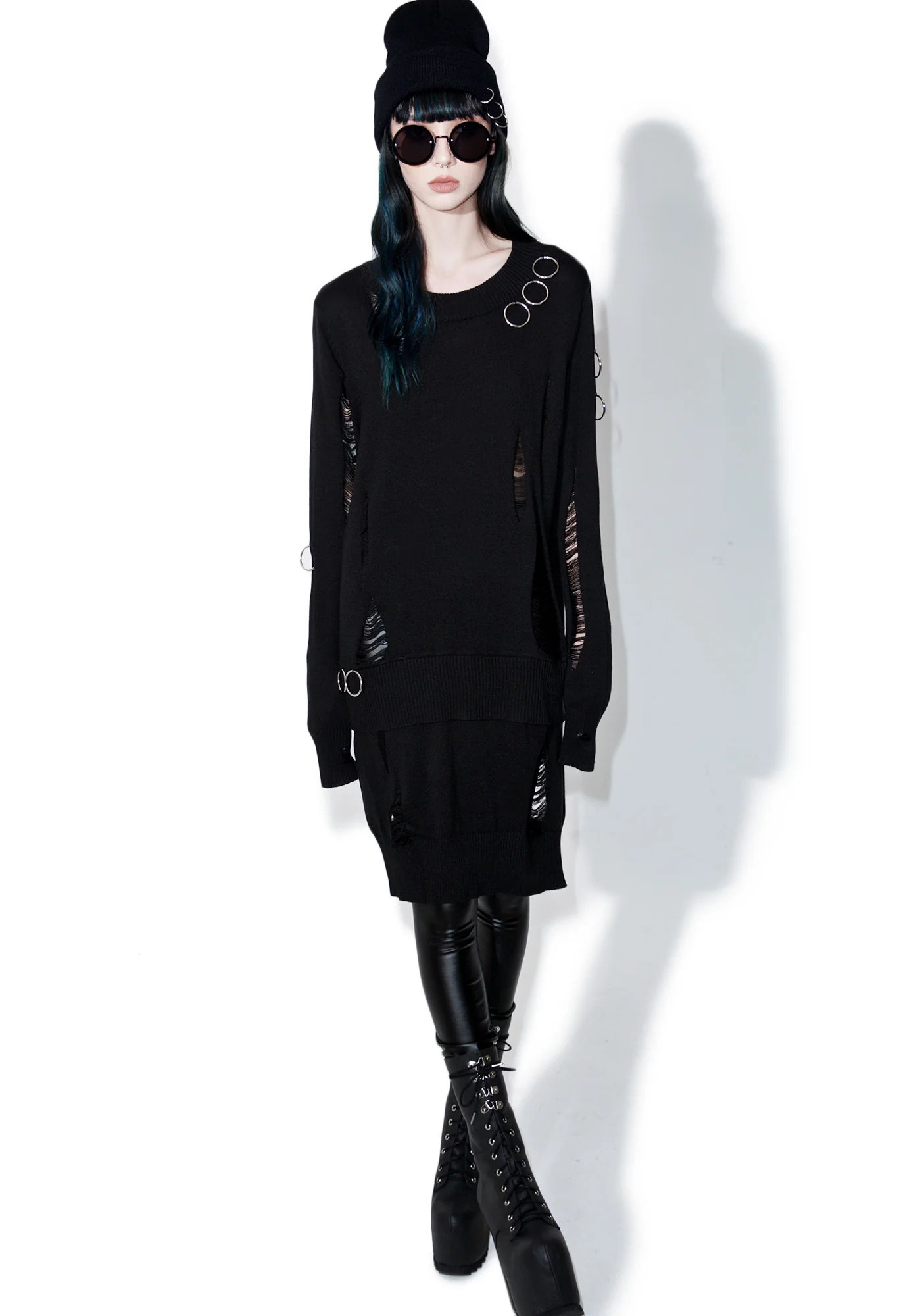 Hex Jumper Dress - Image 5