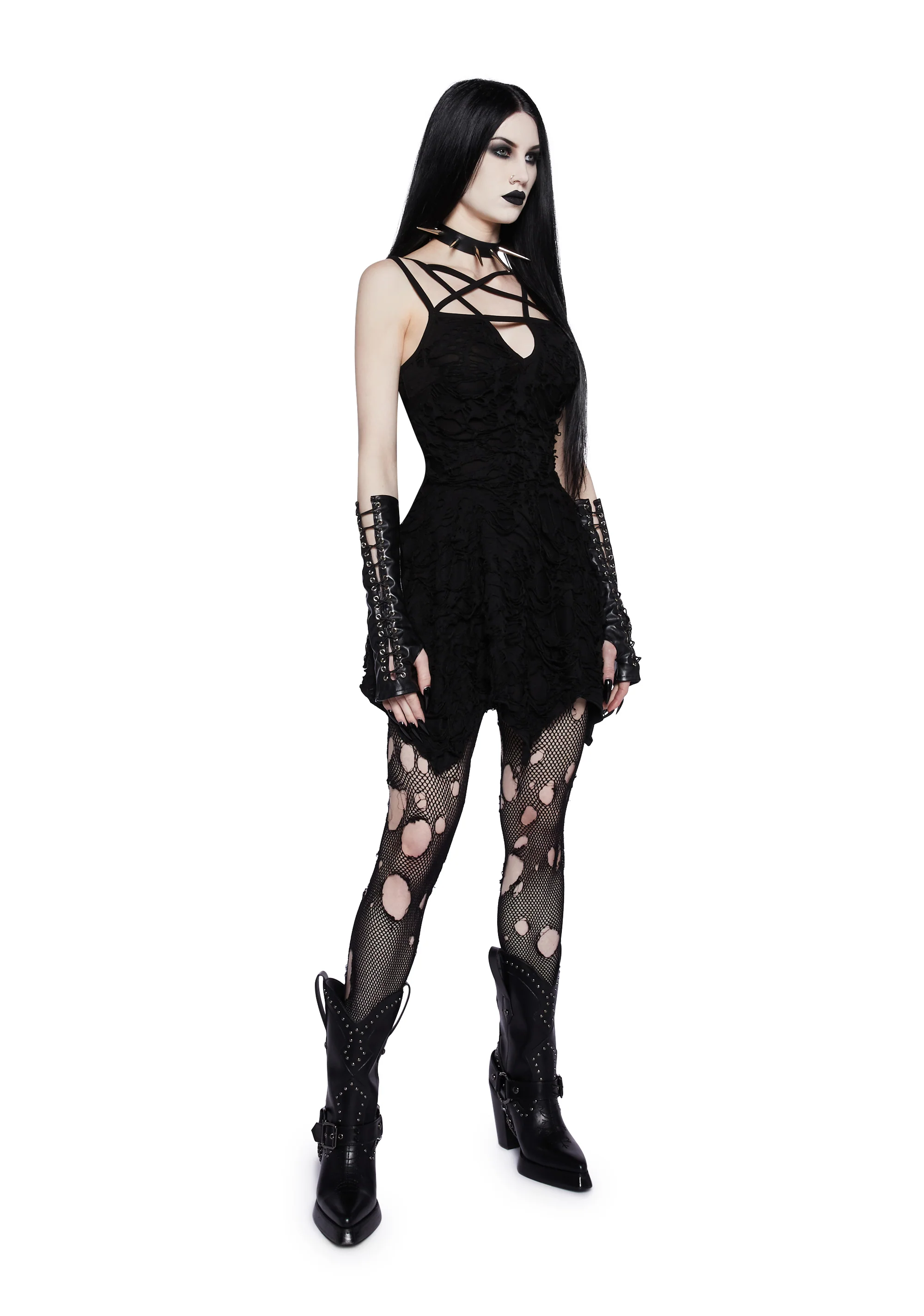 Hex Vex Mini Dress - Image 2