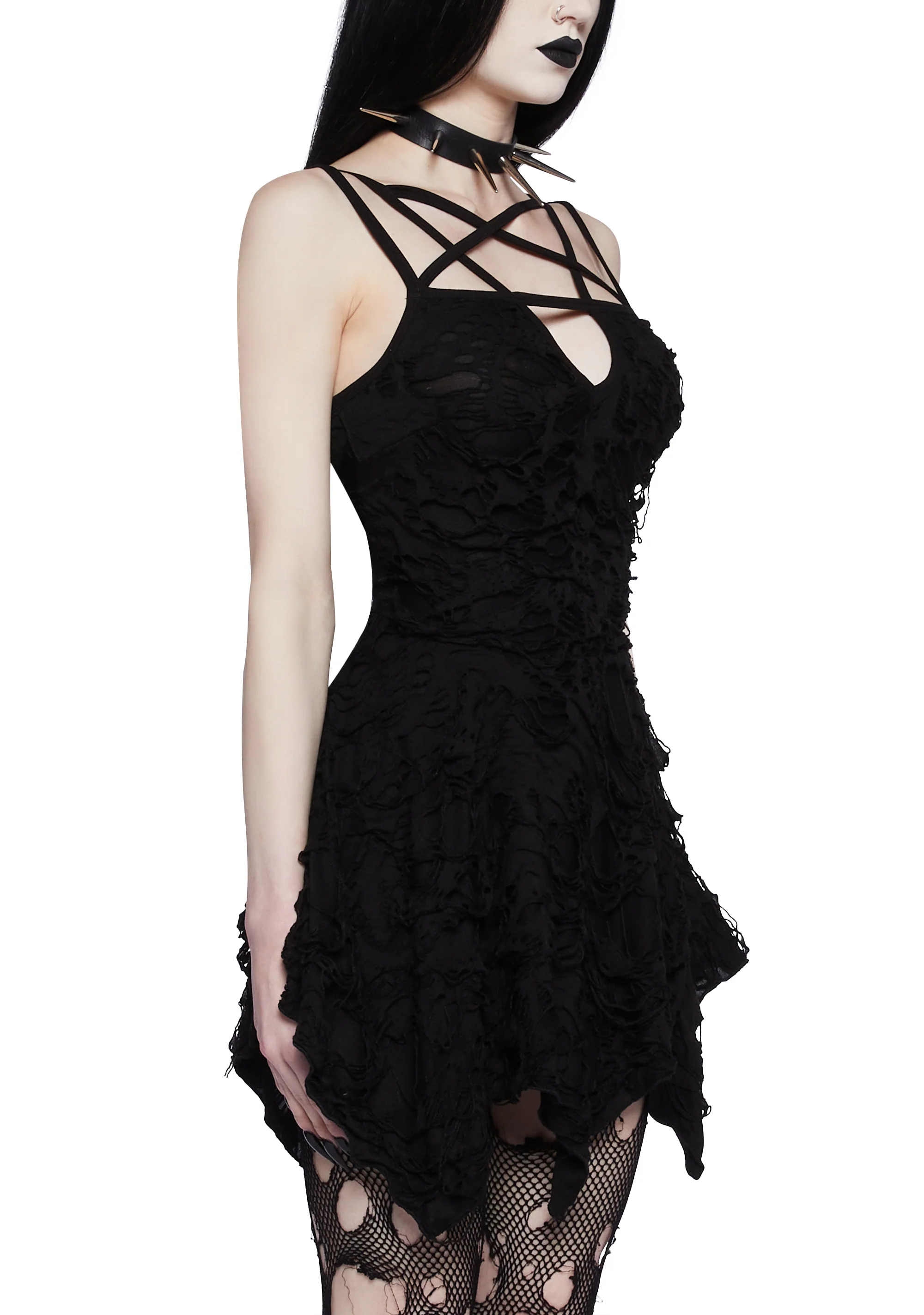 Hex Vex Mini Dress - Image 5