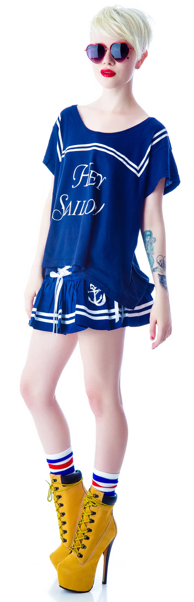 Hey Sailor Lazy Weekend T - Image 2