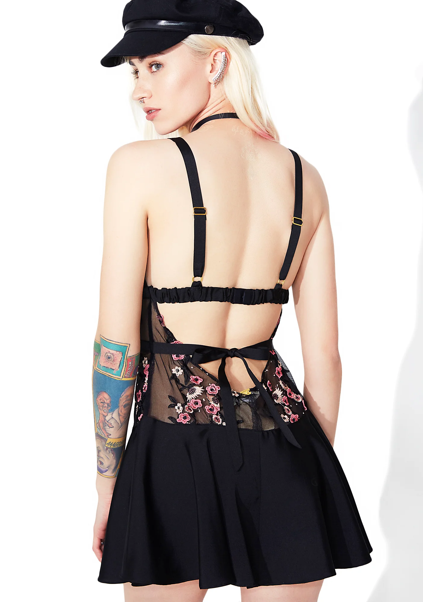 Hibiscus Silk Nightgown - Image 4