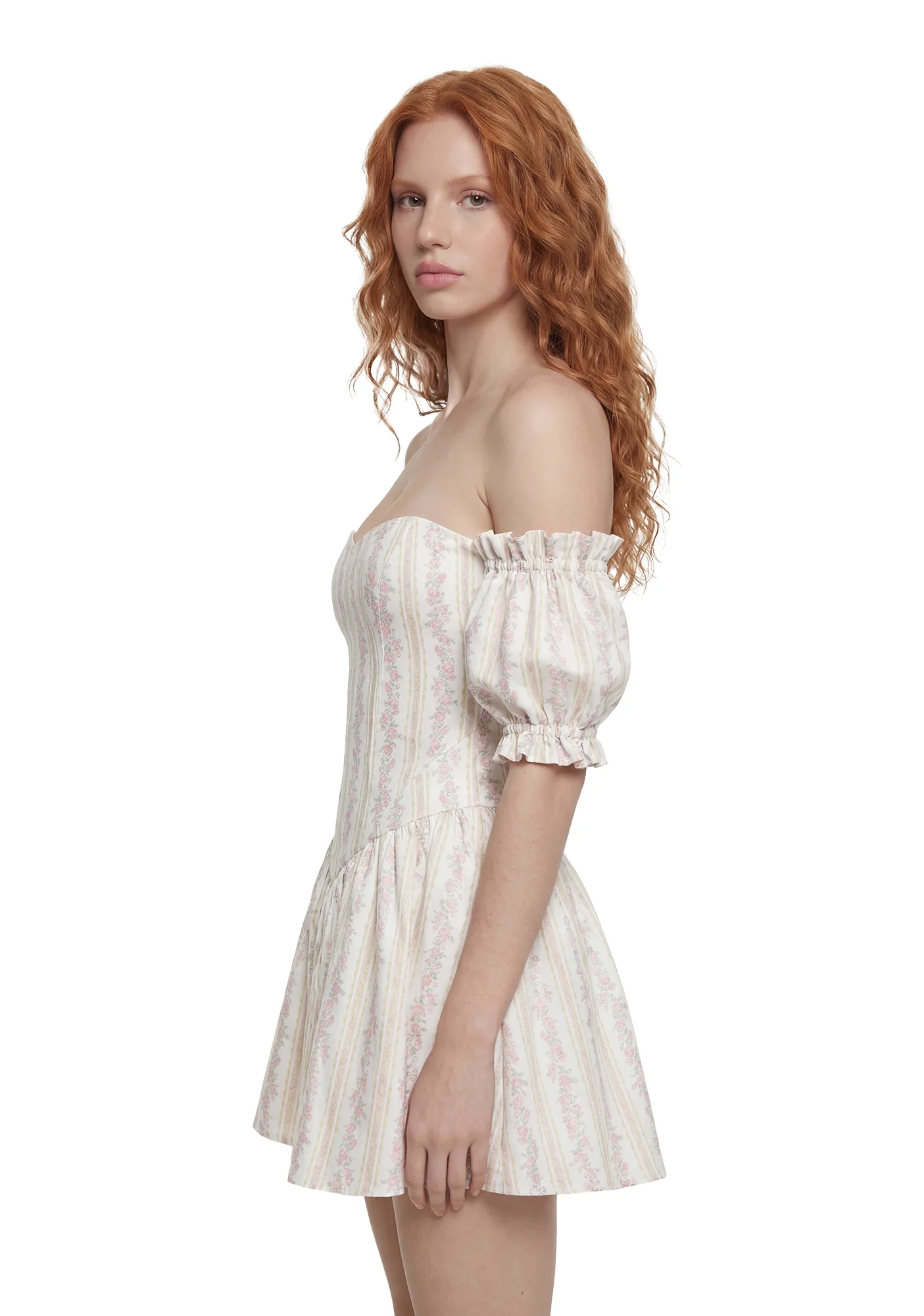 Holding Court Corset Dress - White - Image 3