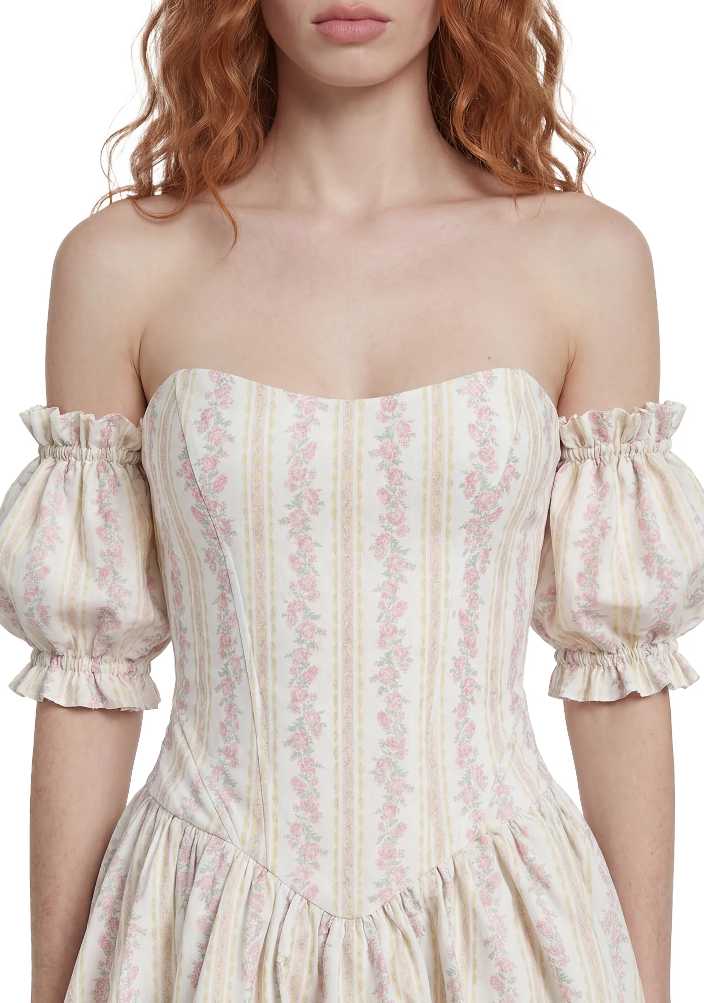 Holding Court Corset Dress - White - Image 5