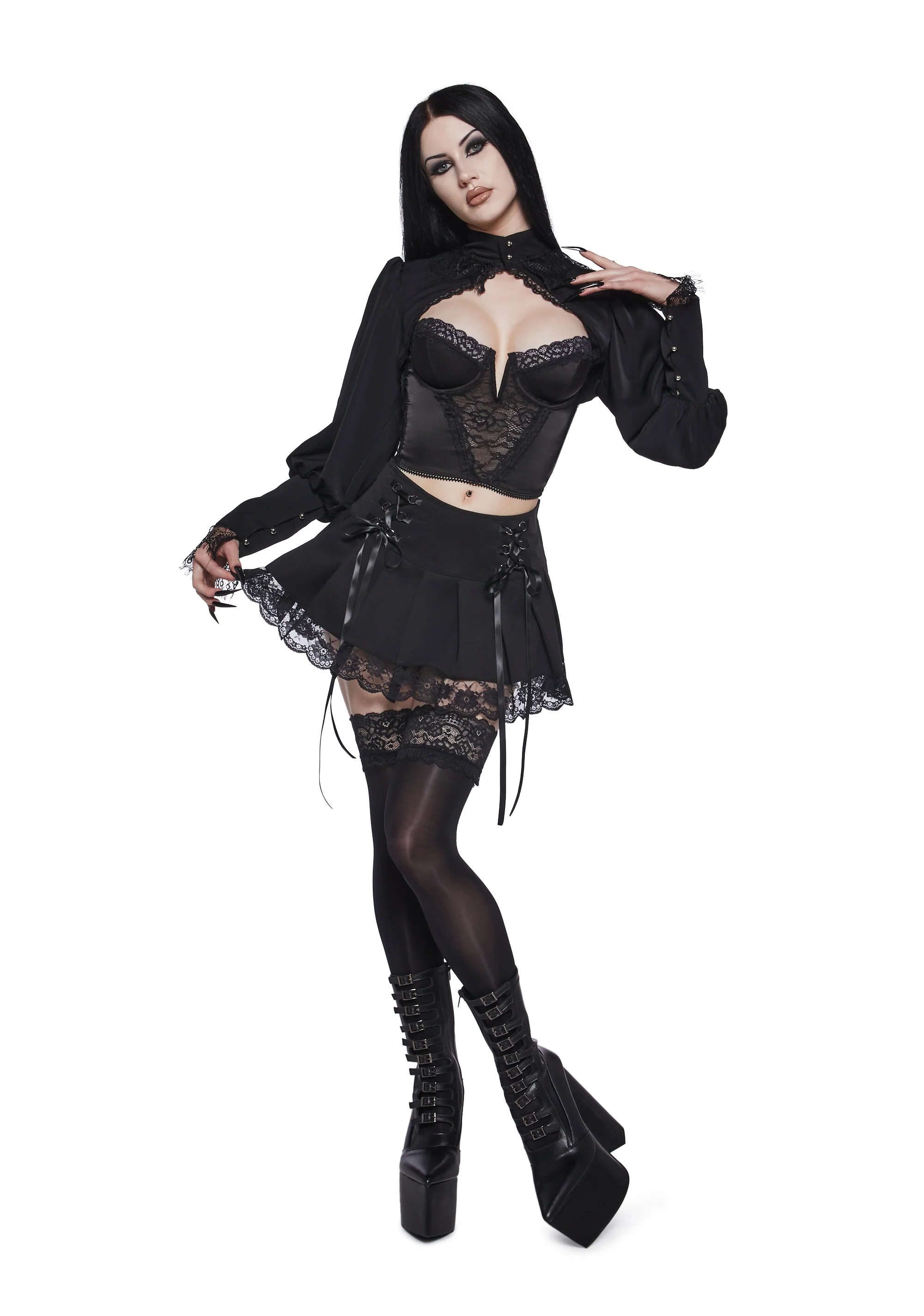 Night Manor Long Sleeve Shrug - Image 2
