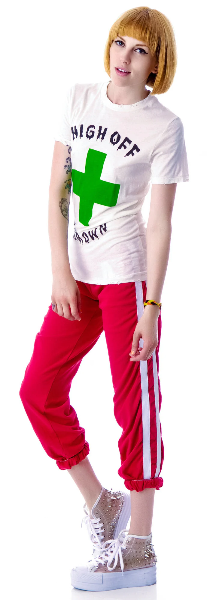 High Off Your Own Tee - White - Image 3