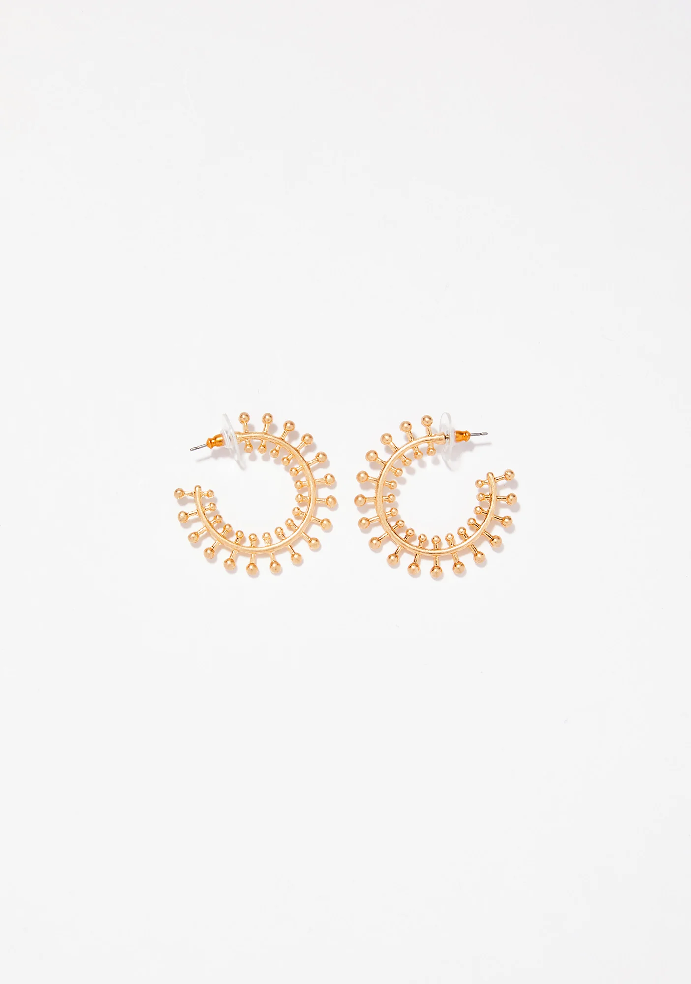 High Rolla Embellished Hoops - Image 3