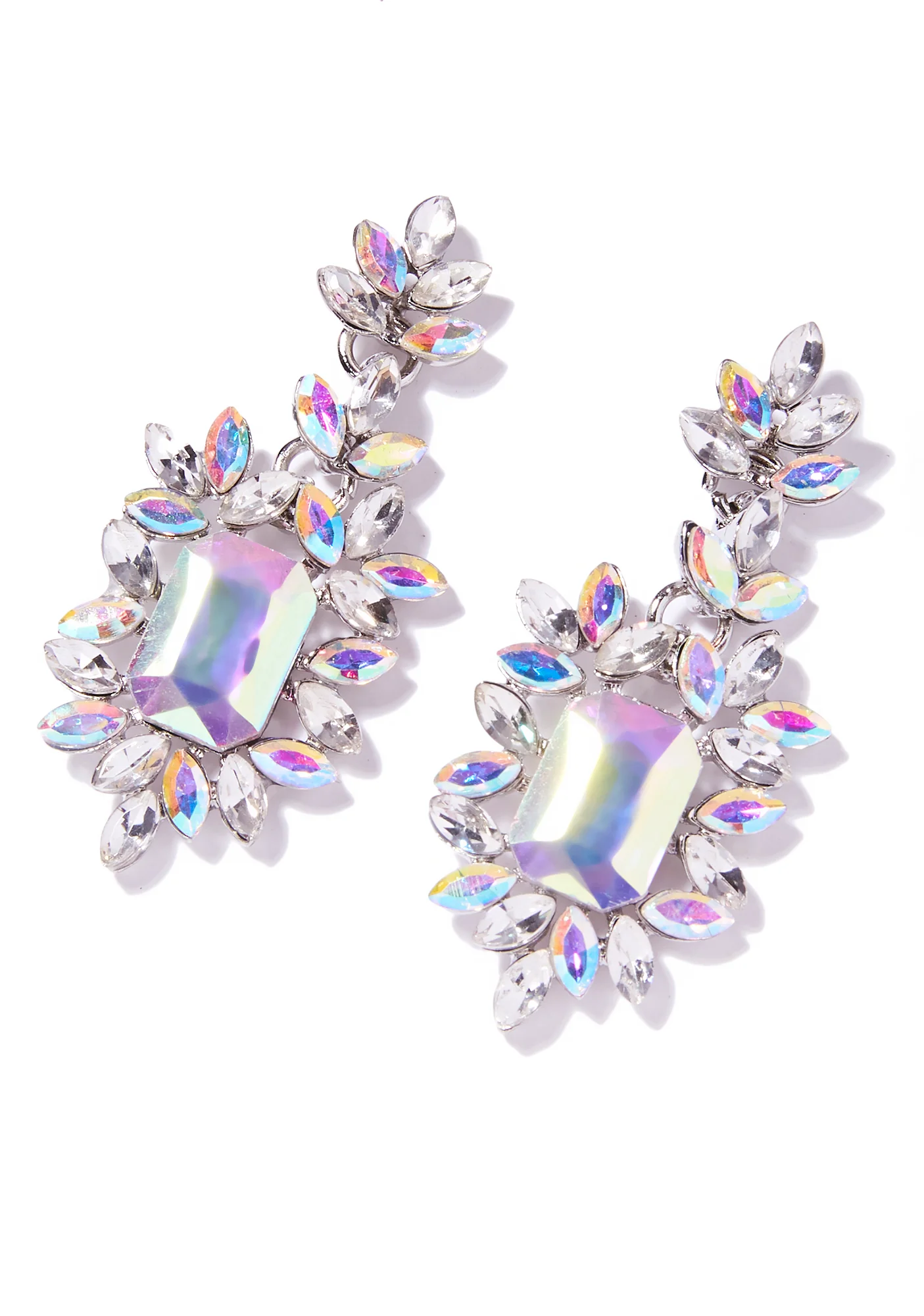 High Society Rhinestone Earrings - Image 2