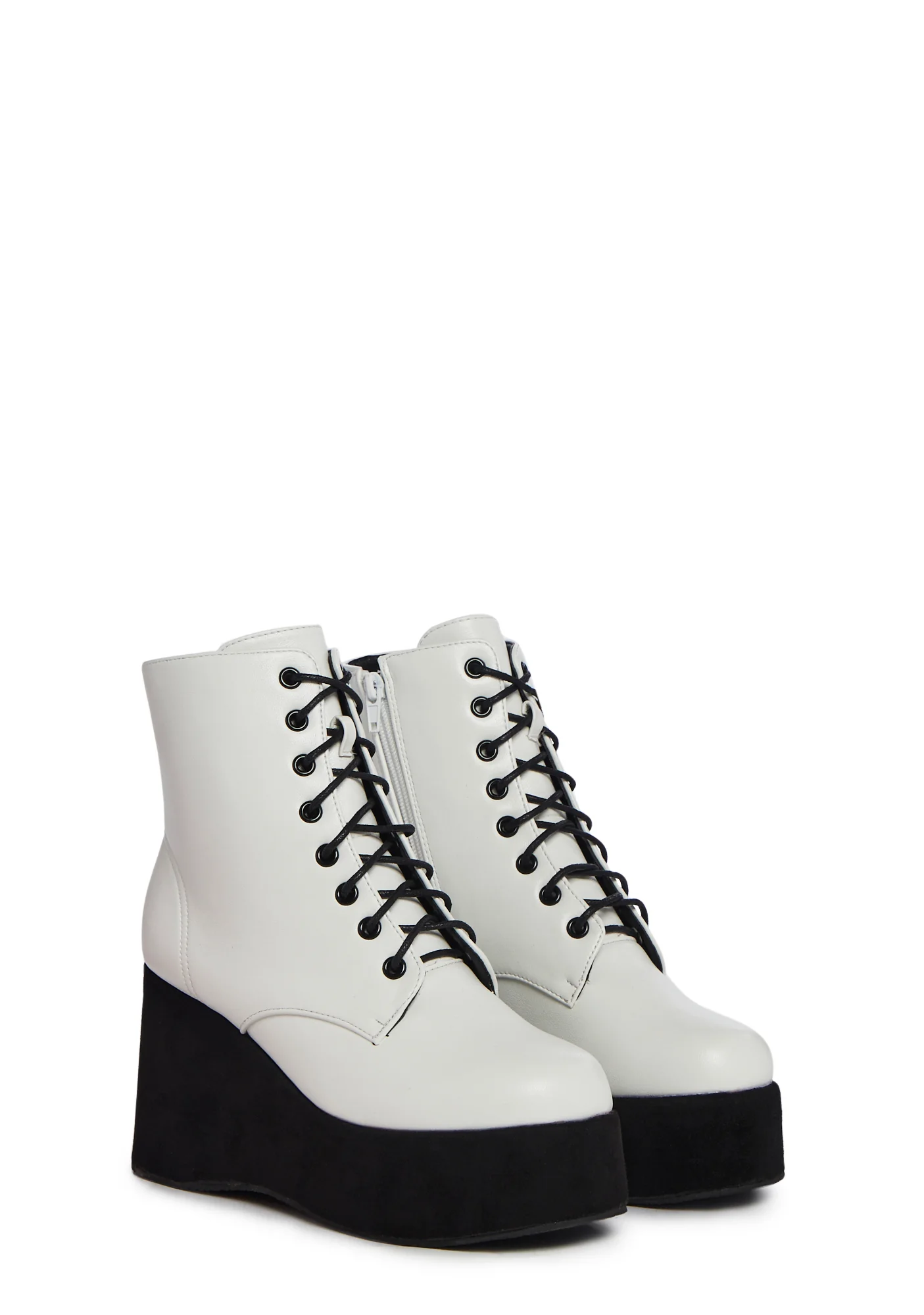 Daylight Club Platform Boots-White - Image 3