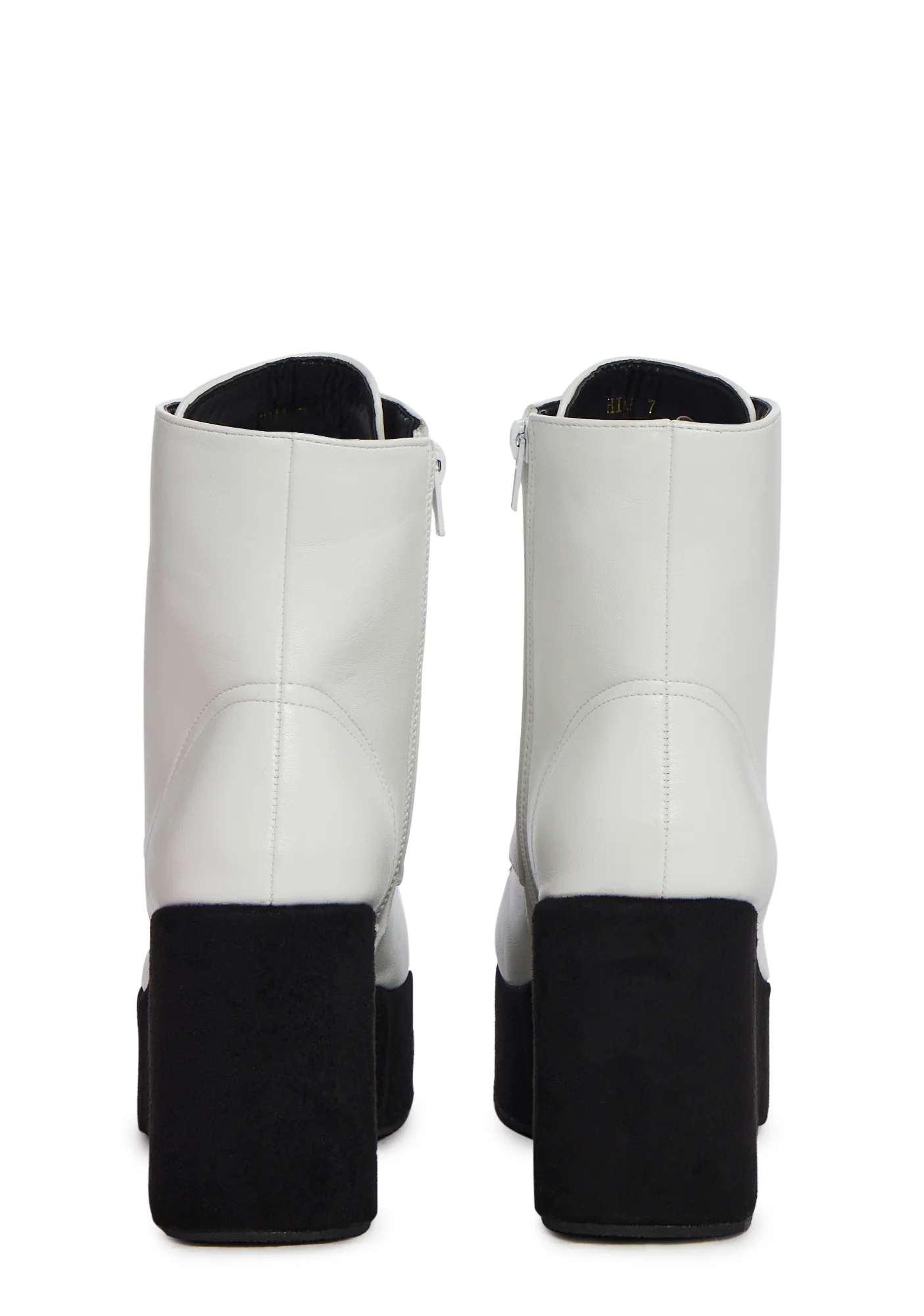 Daylight Club Platform Boots-White - Image 4