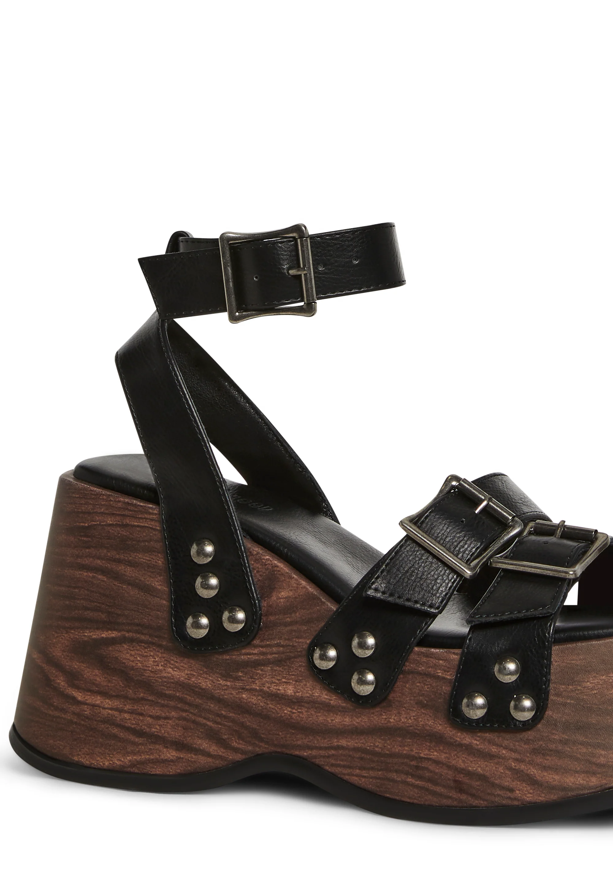 Summer Moves Platform Wedges - Black - Image 2