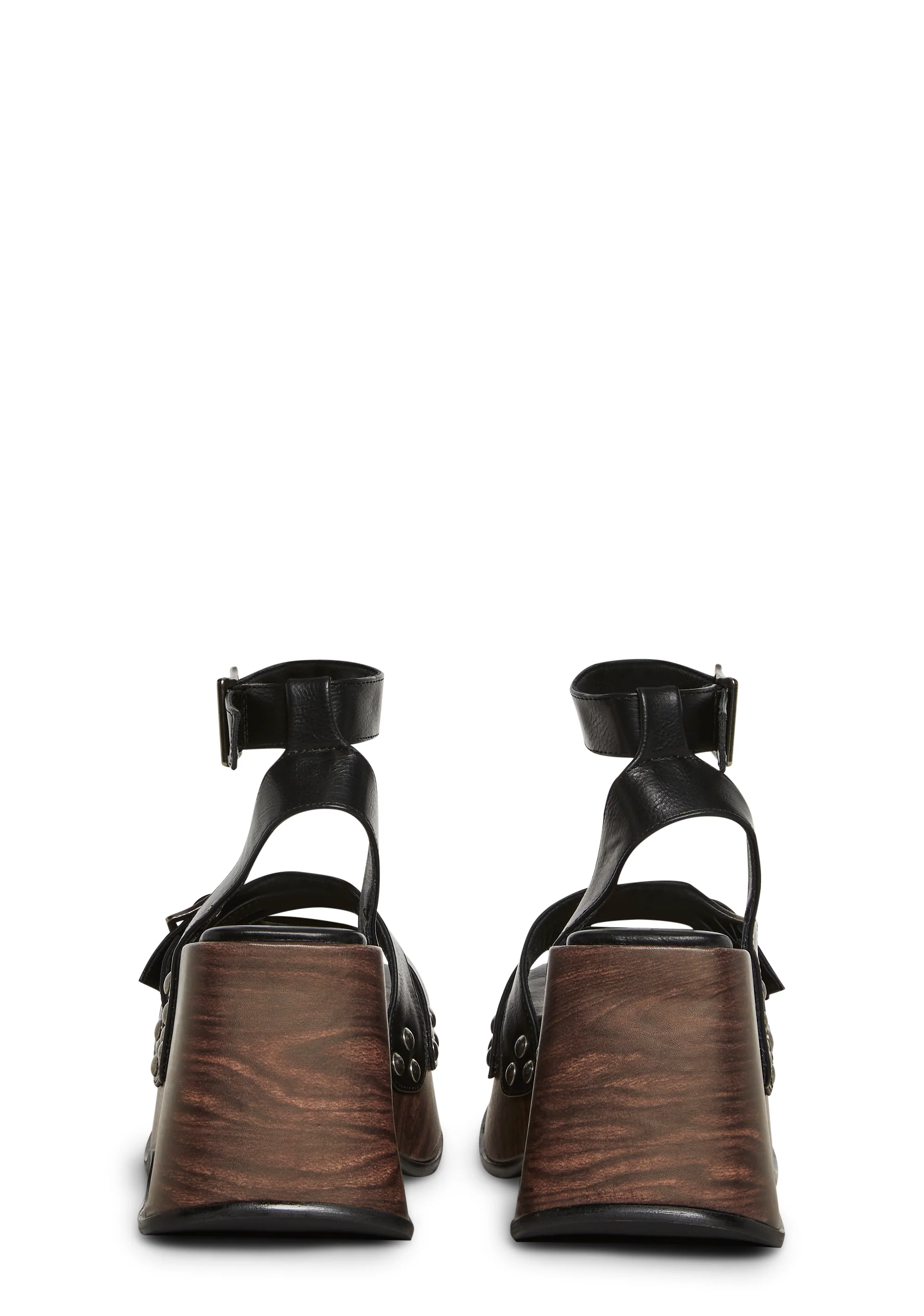Summer Moves Platform Wedges - Black - Image 4