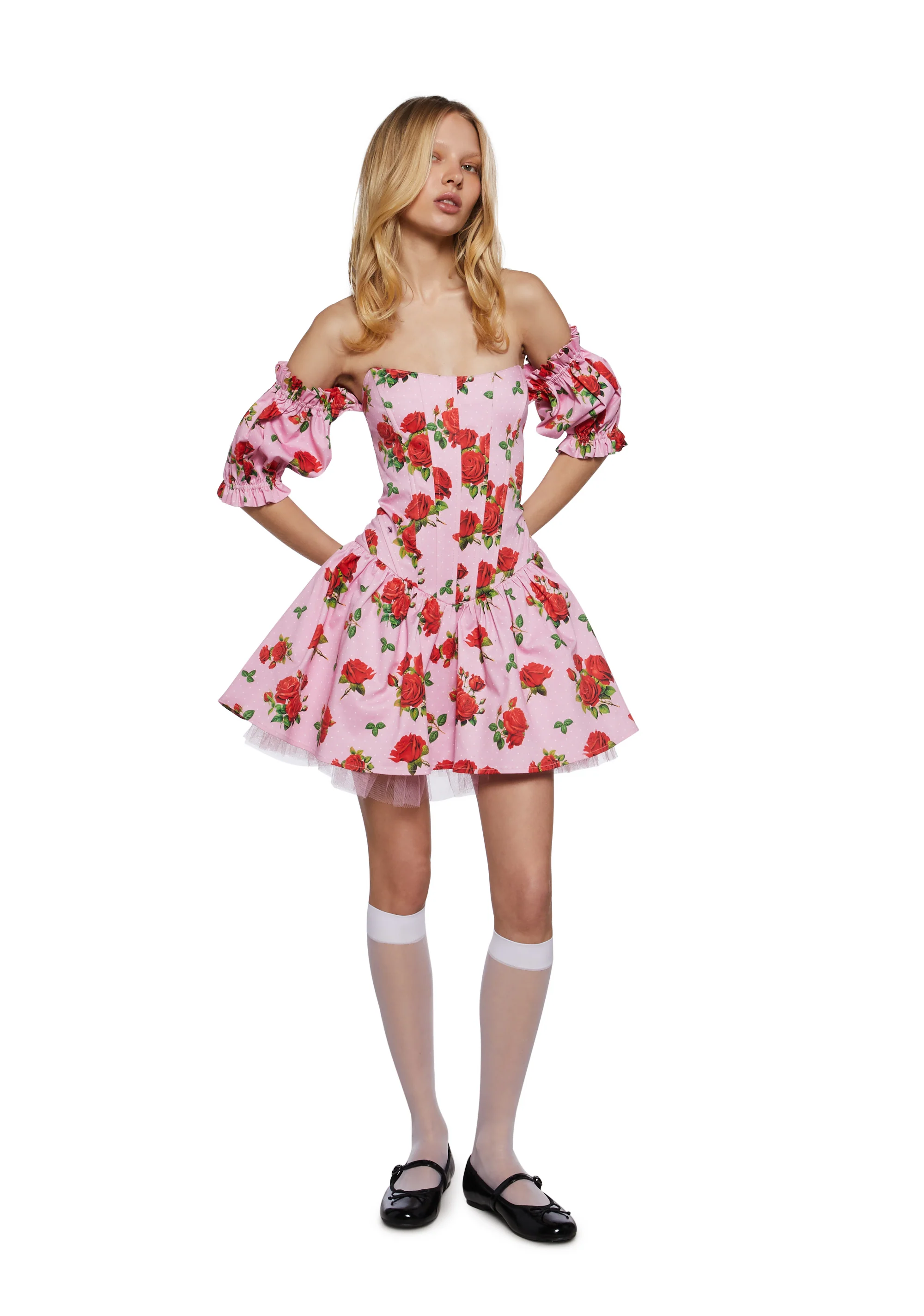 Holding Court Corset Dress - Pink - Image 2