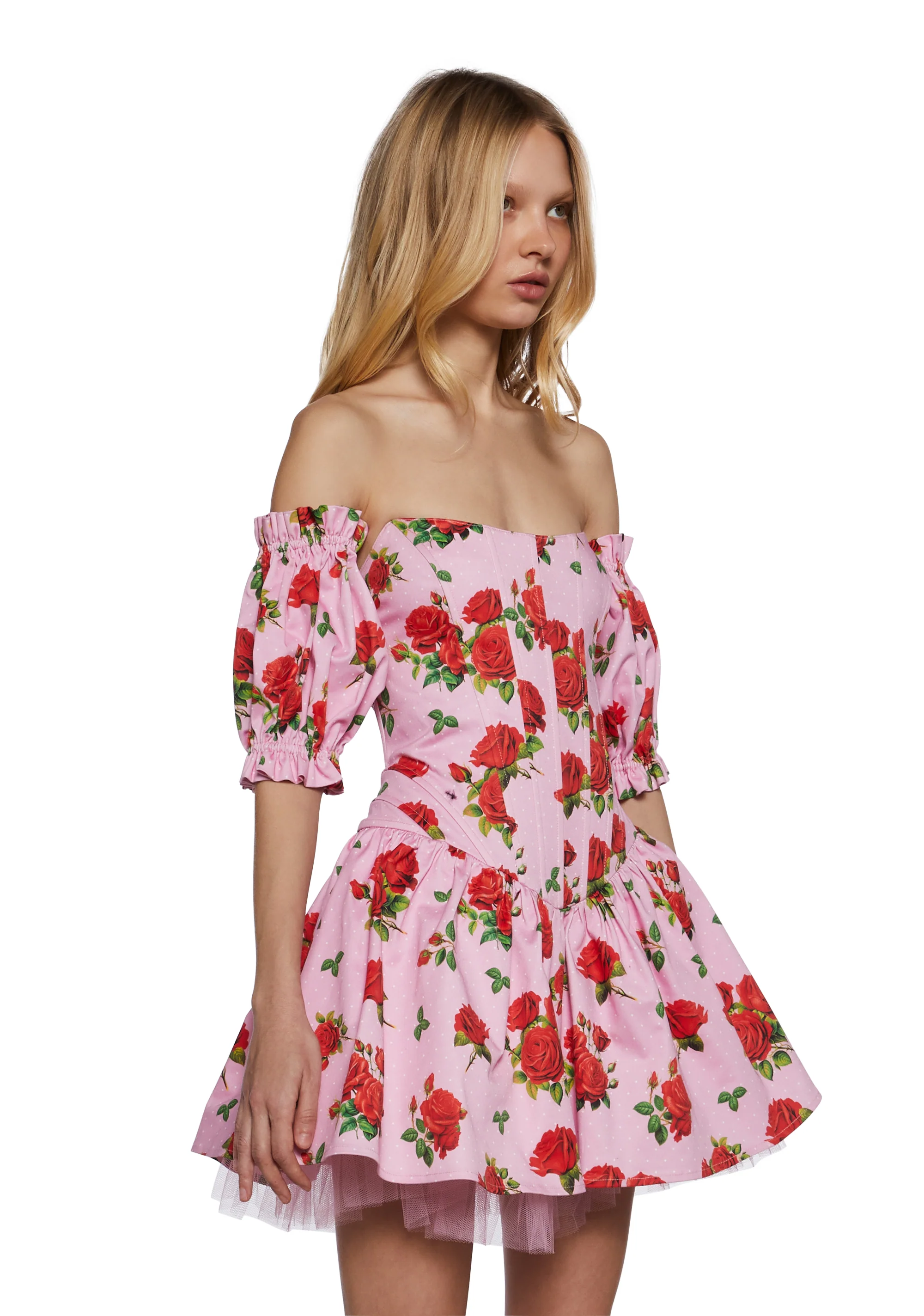 Holding Court Corset Dress - Pink - Image 3