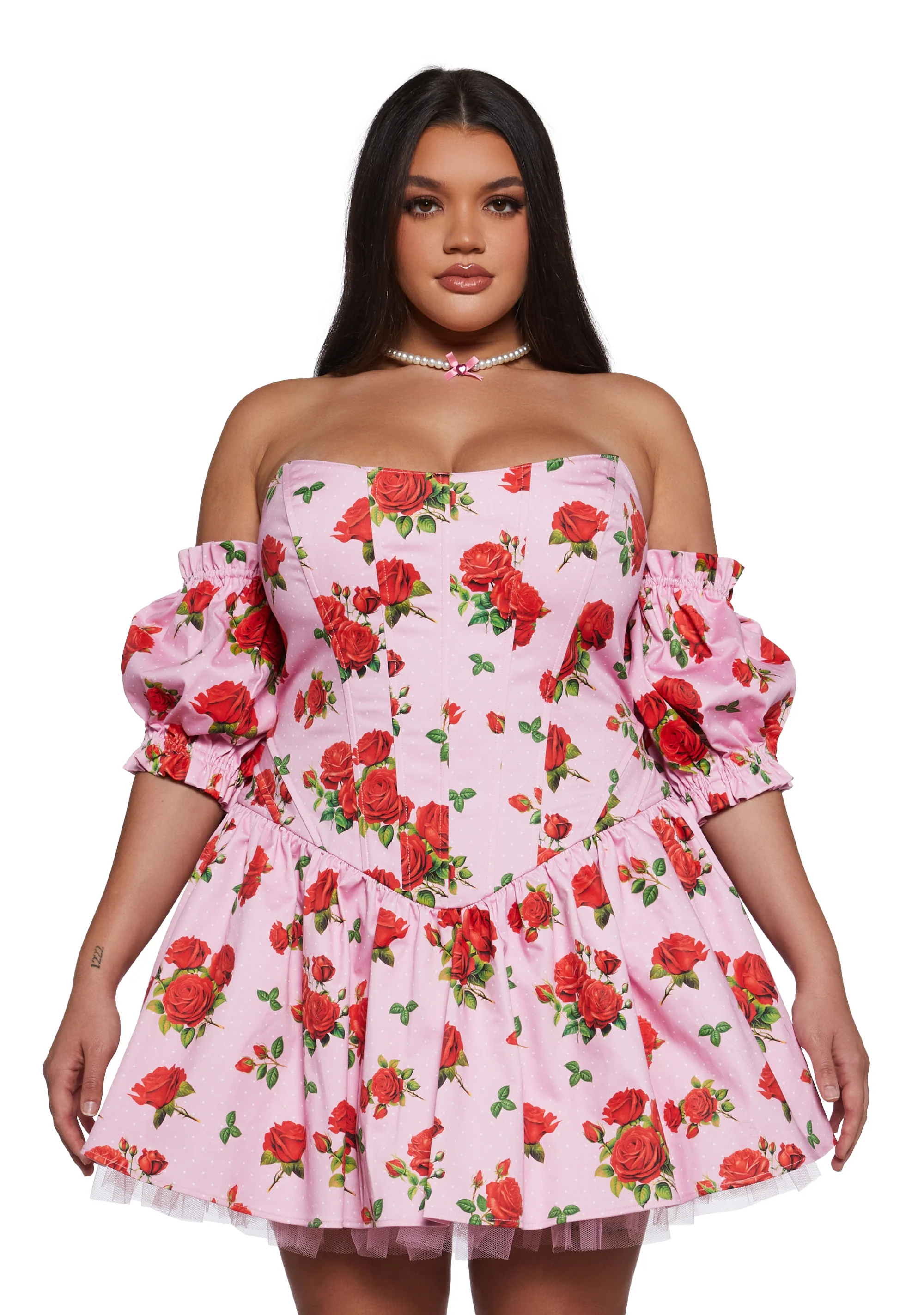 Holding Court Corset Dress - Pink - Image 6
