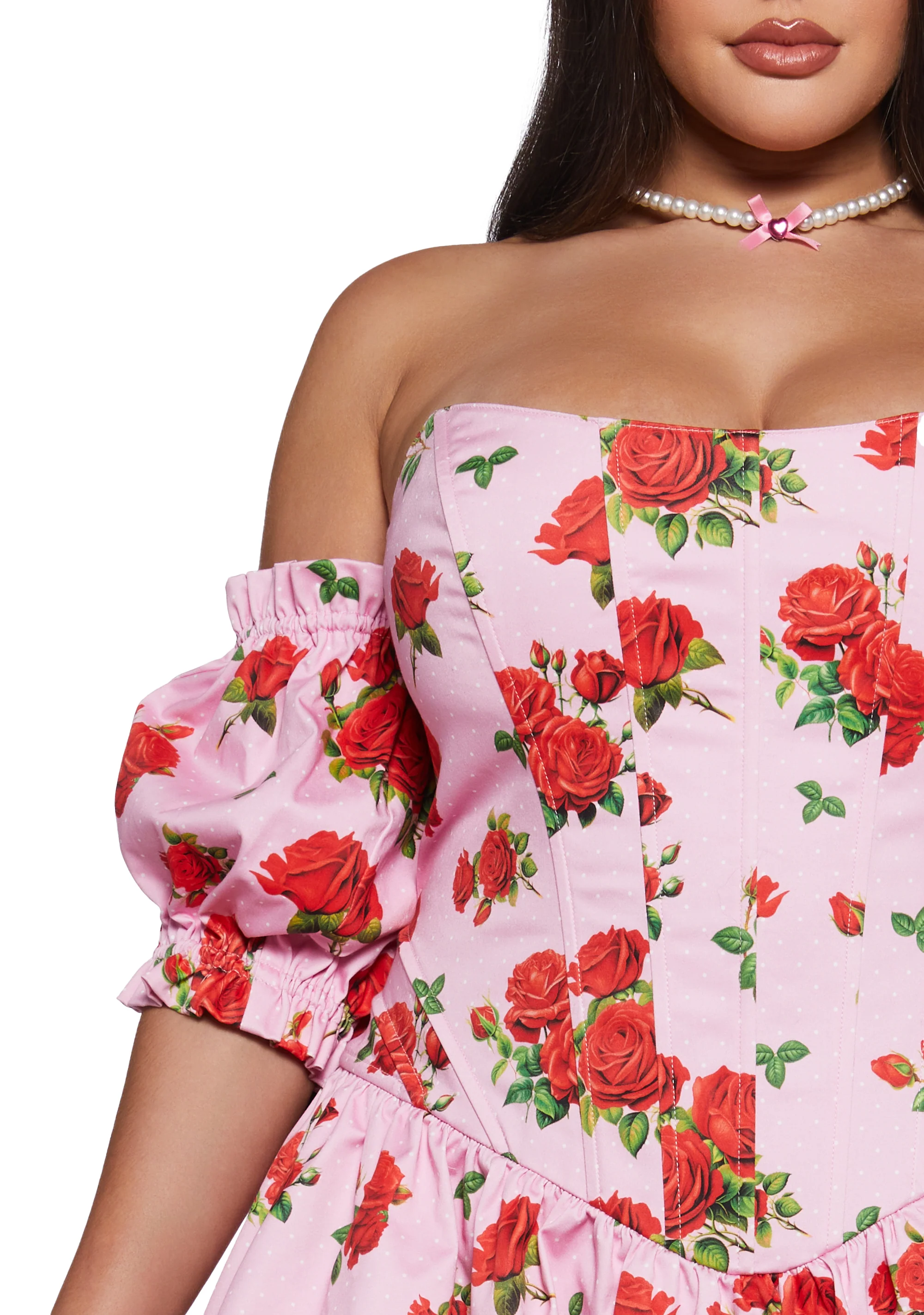 Holding Court Corset Dress - Pink - Image 9