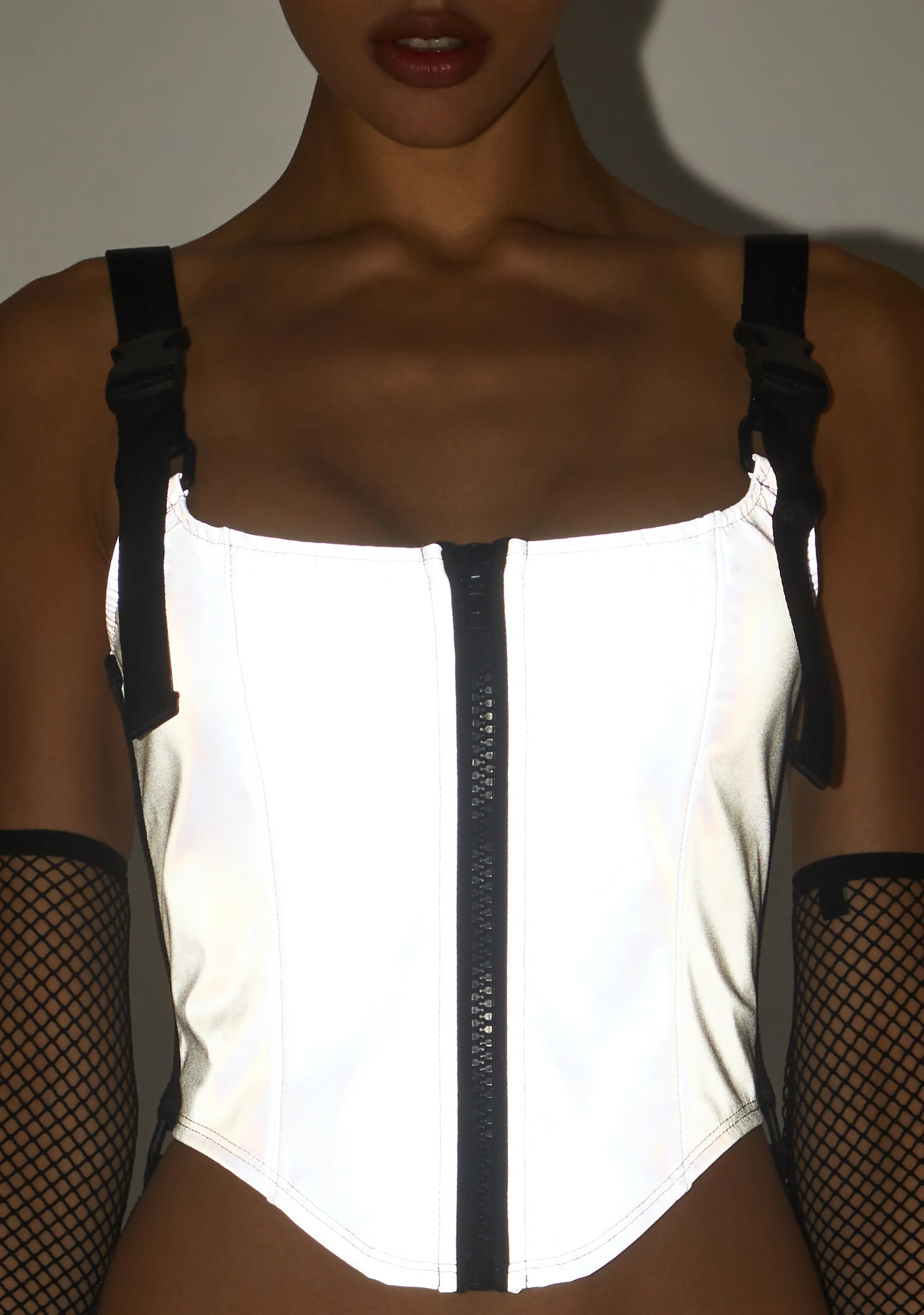 Hologram Party Corset Top - Image 6