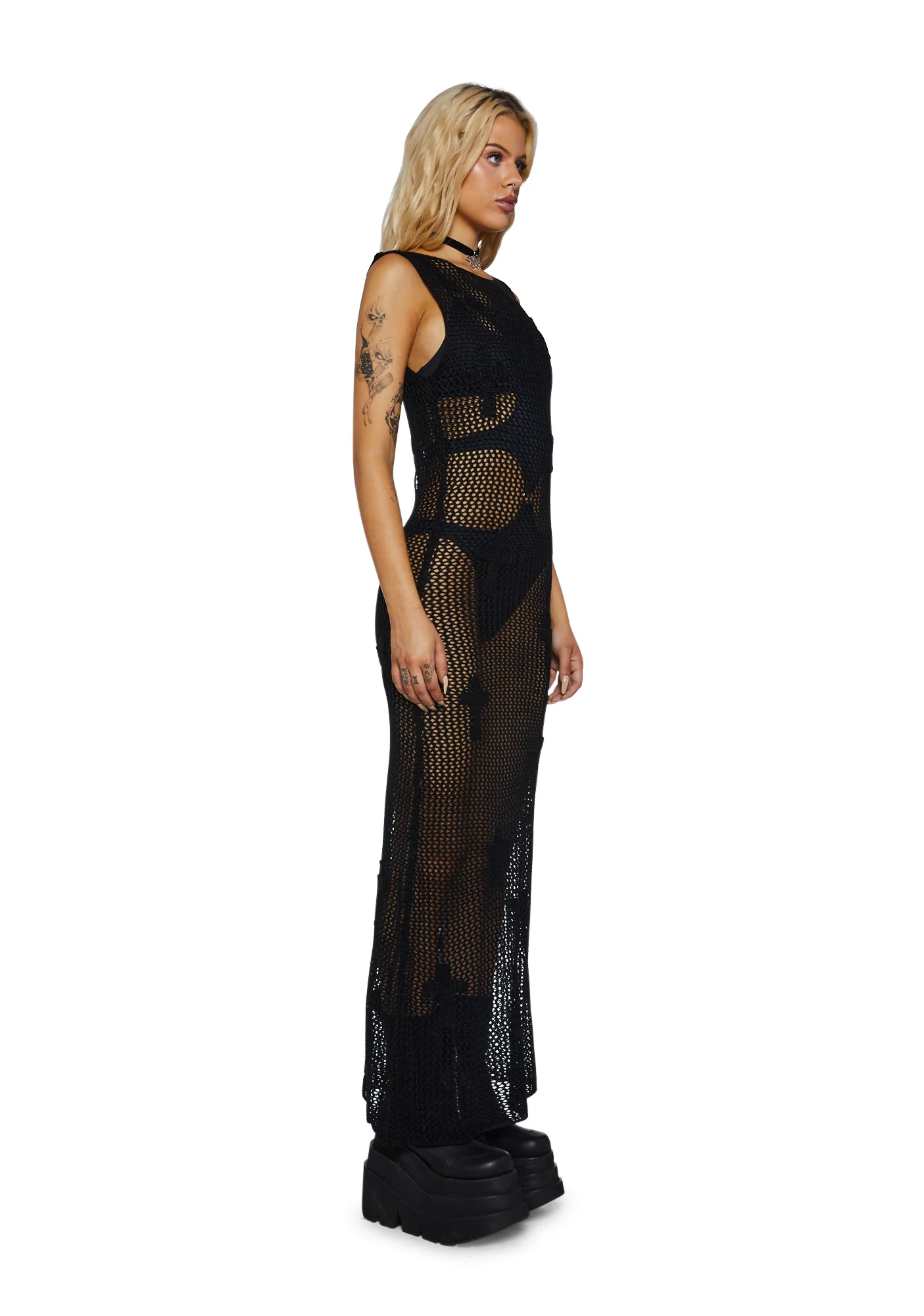 Holy Crochet Maxi Dress - Image 3
