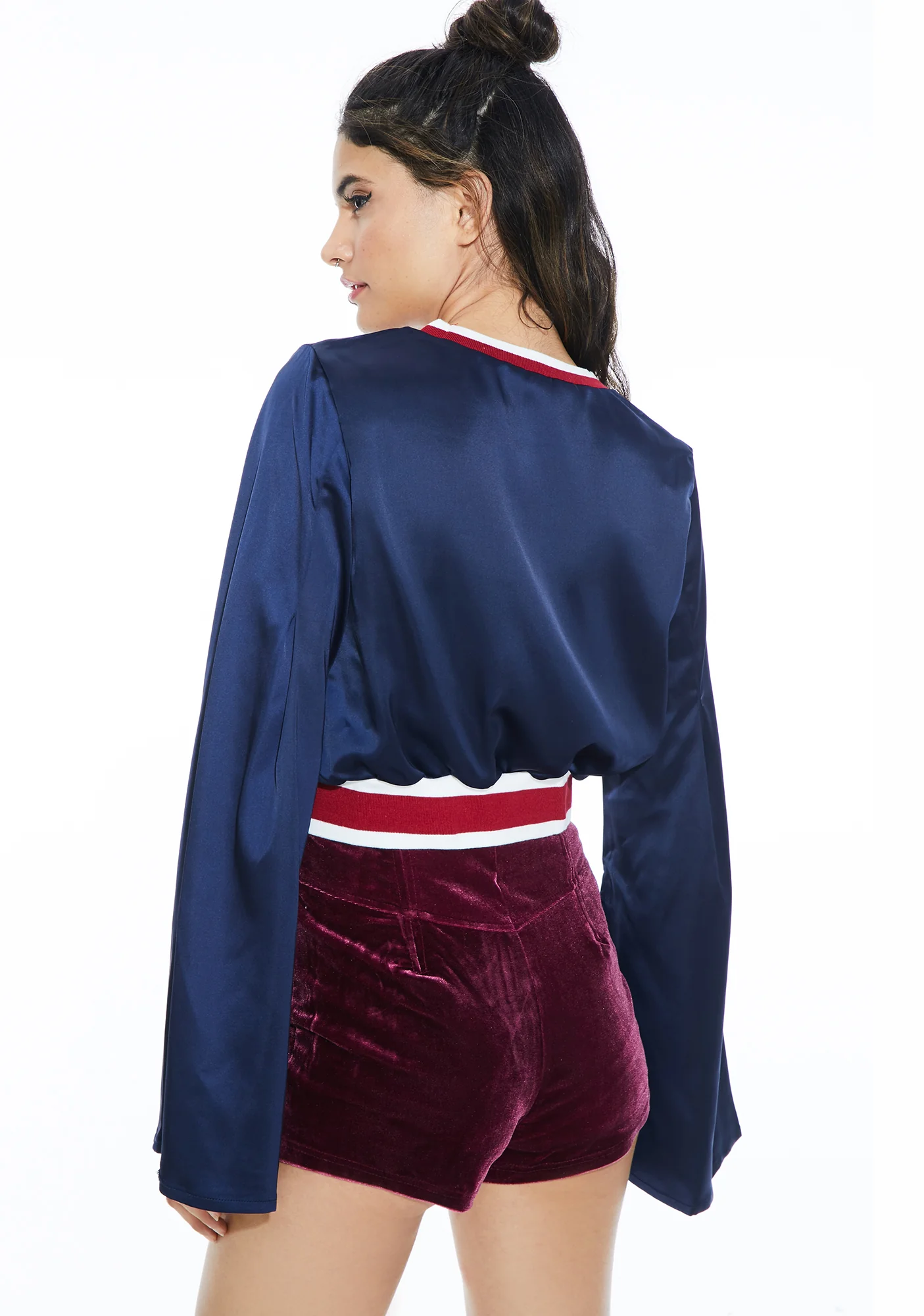 Home Team Flared Crop Top - Image 3