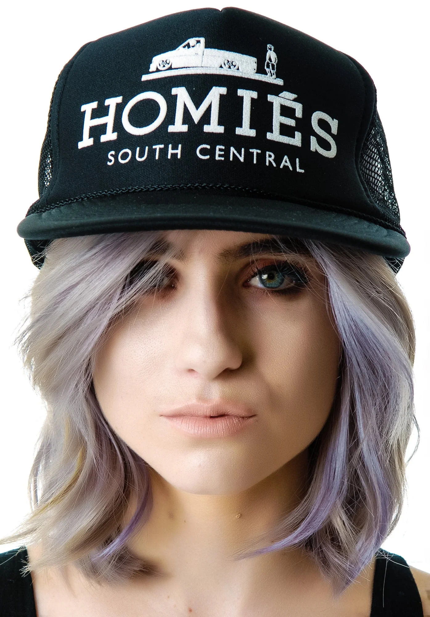 Homies Trucker Mesh Hat - Black - Image 7
