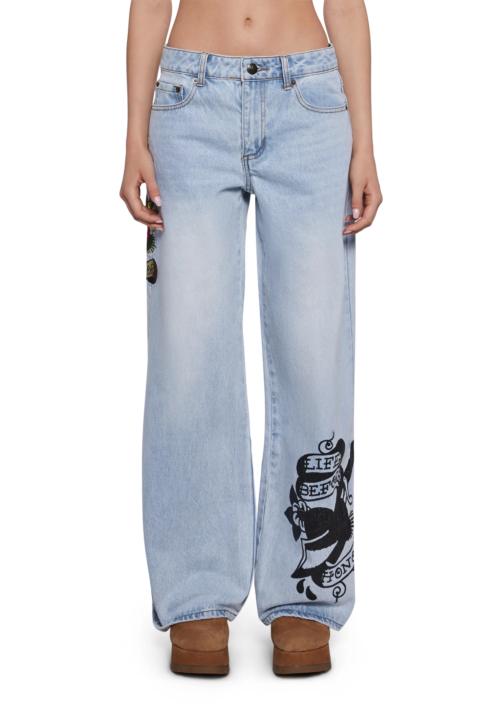 Honor Dagger Baggy Jeans - Image 5