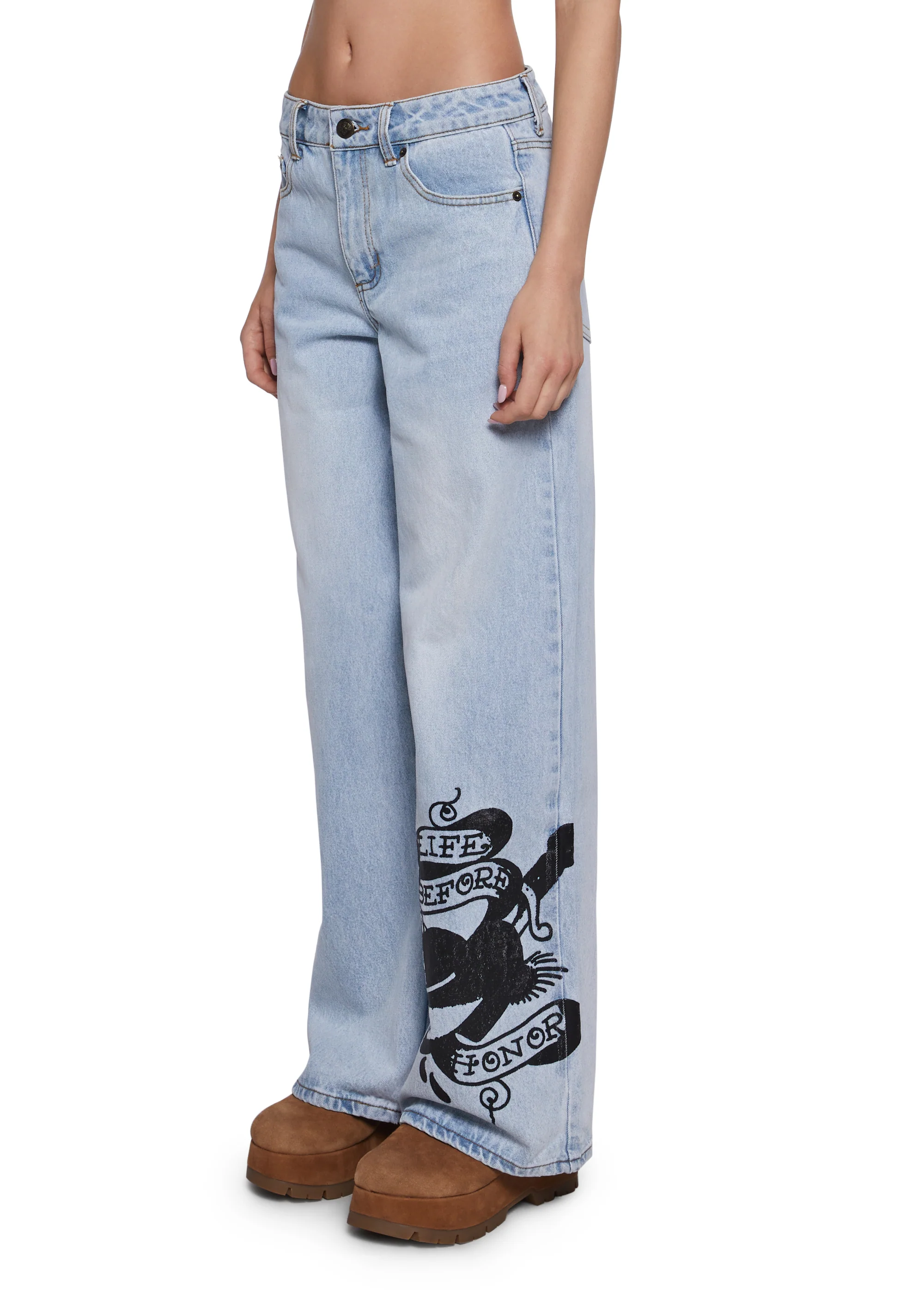 Honor Dagger Baggy Jeans - Image 7