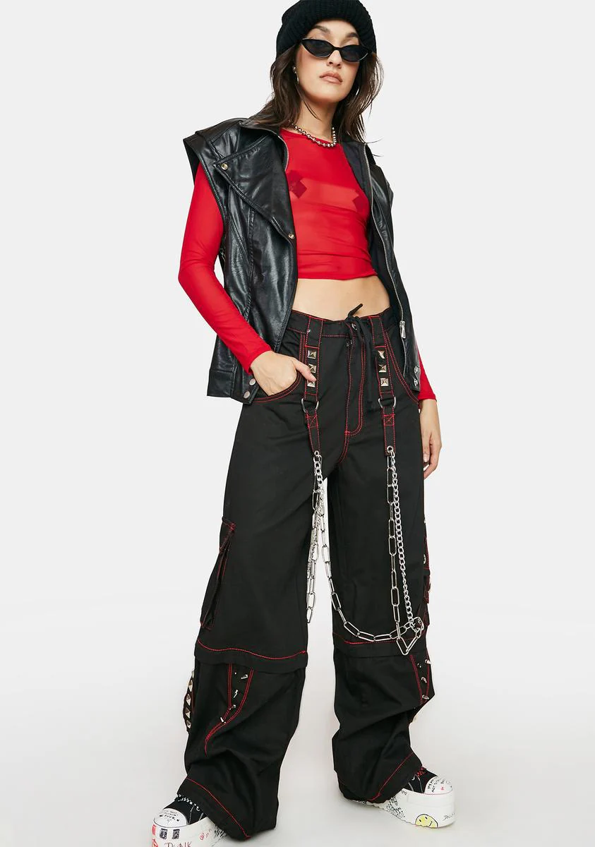 Hot Blurred Truth Crop Top - Image 5