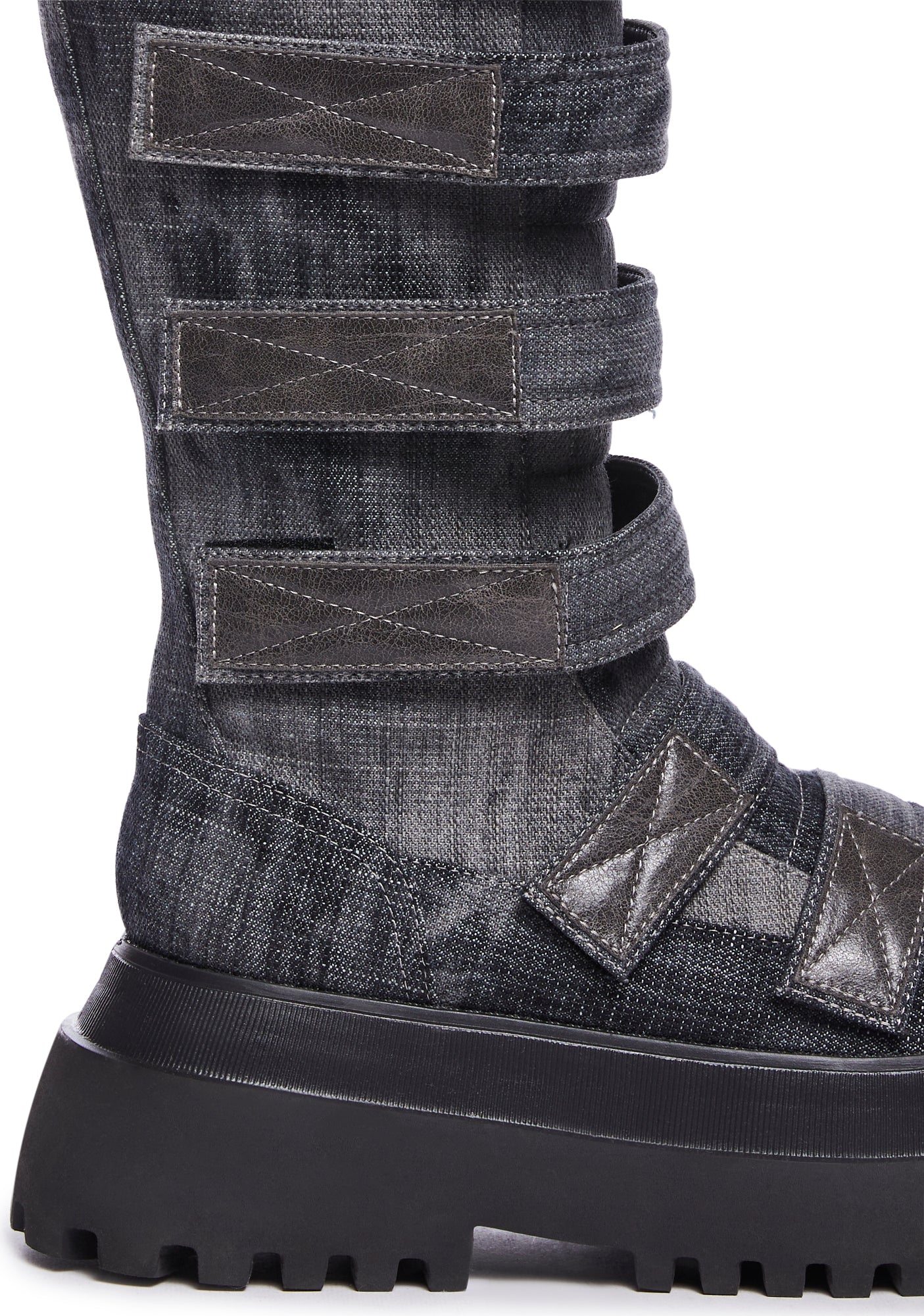 Hot Haven Knee High Boots - Charcoal - Image 2