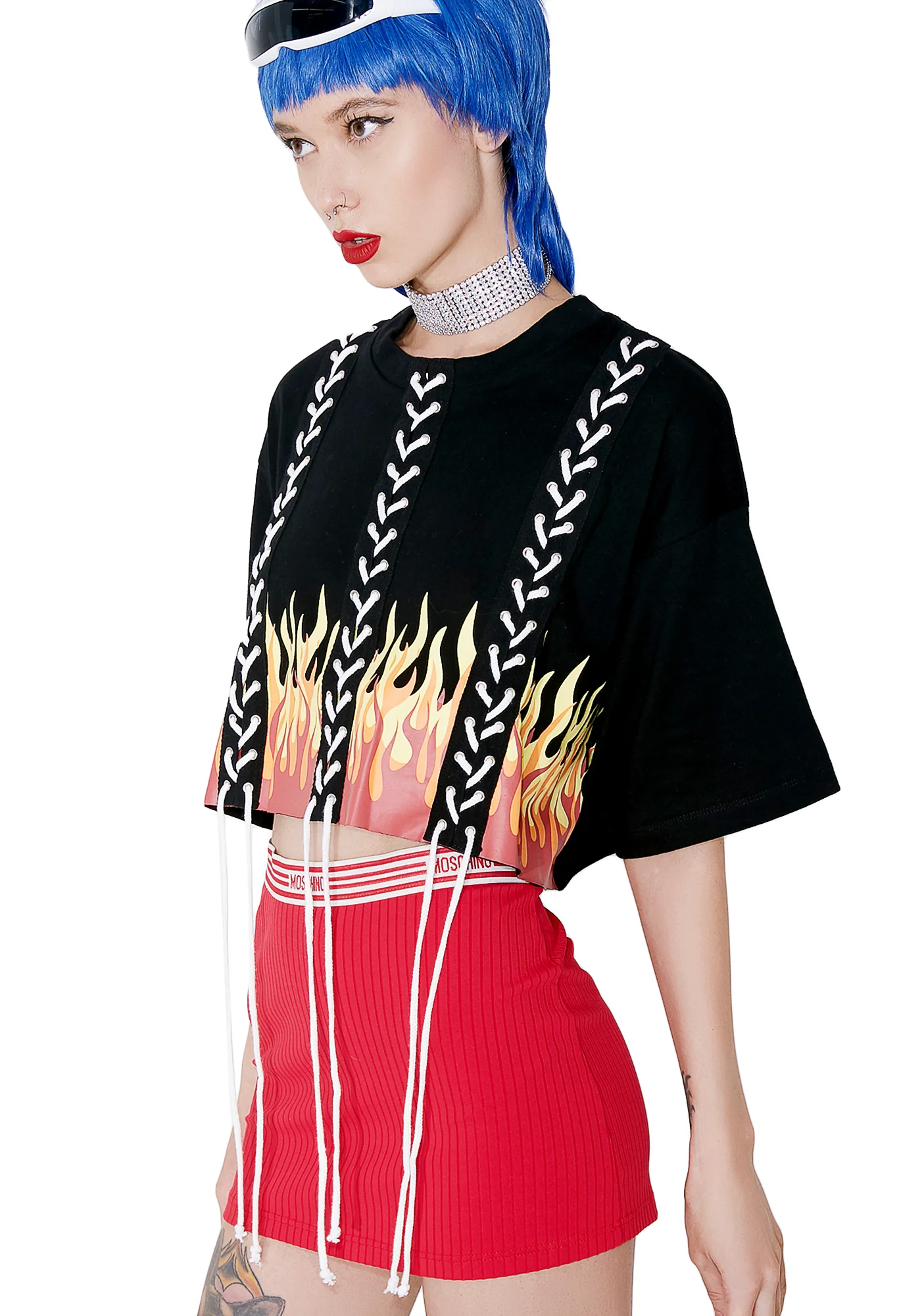 Hot or Knot Lace-Up Tee - Image 3