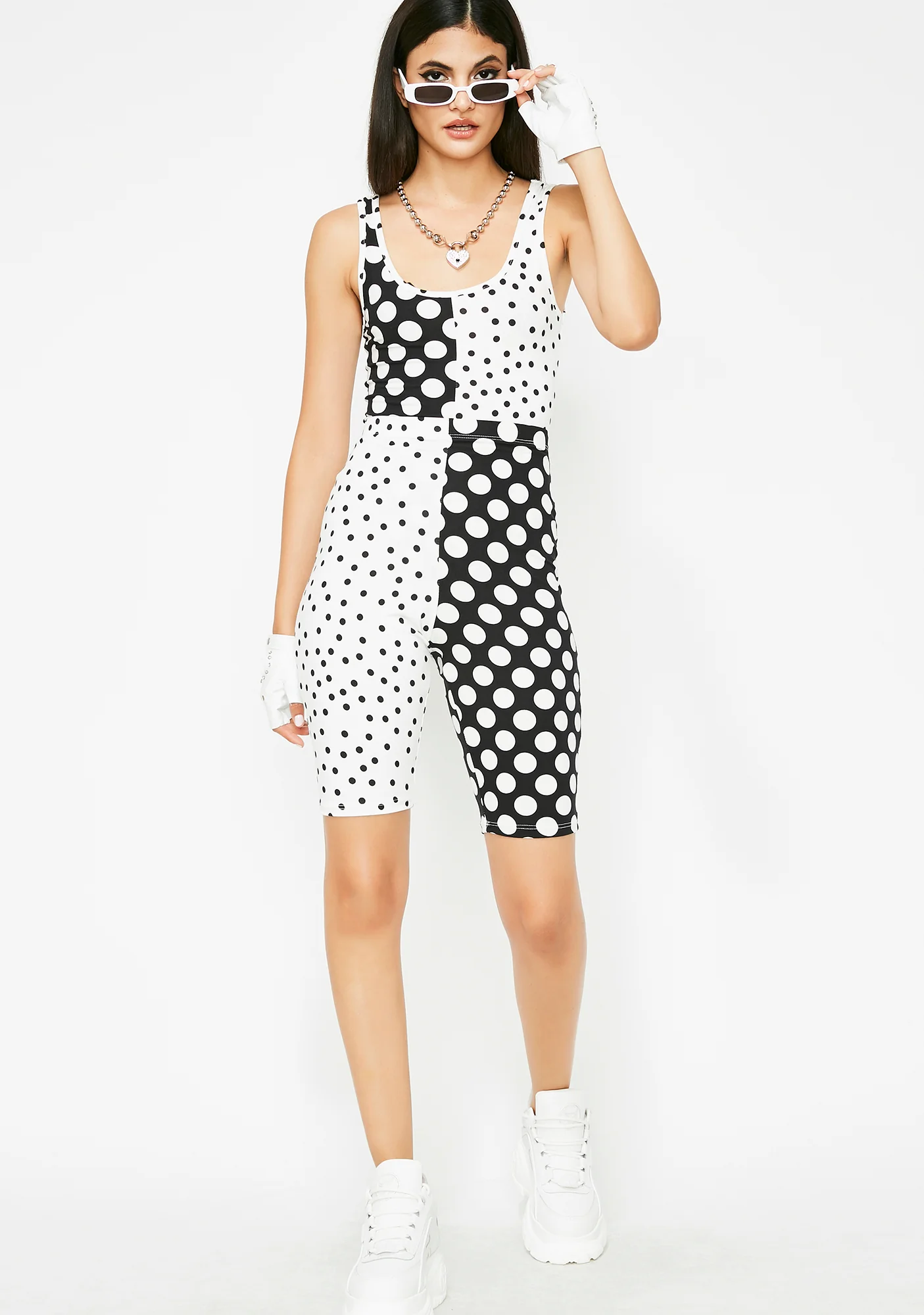 Hot Spot Polka Dot Bodysuit - Image 2