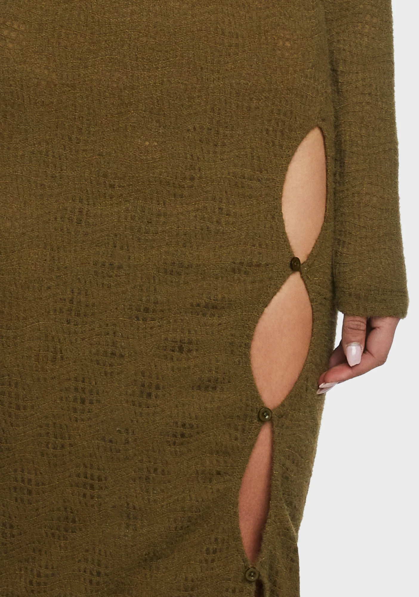 Humble Brag Maxi Dress - Olive - Image 2
