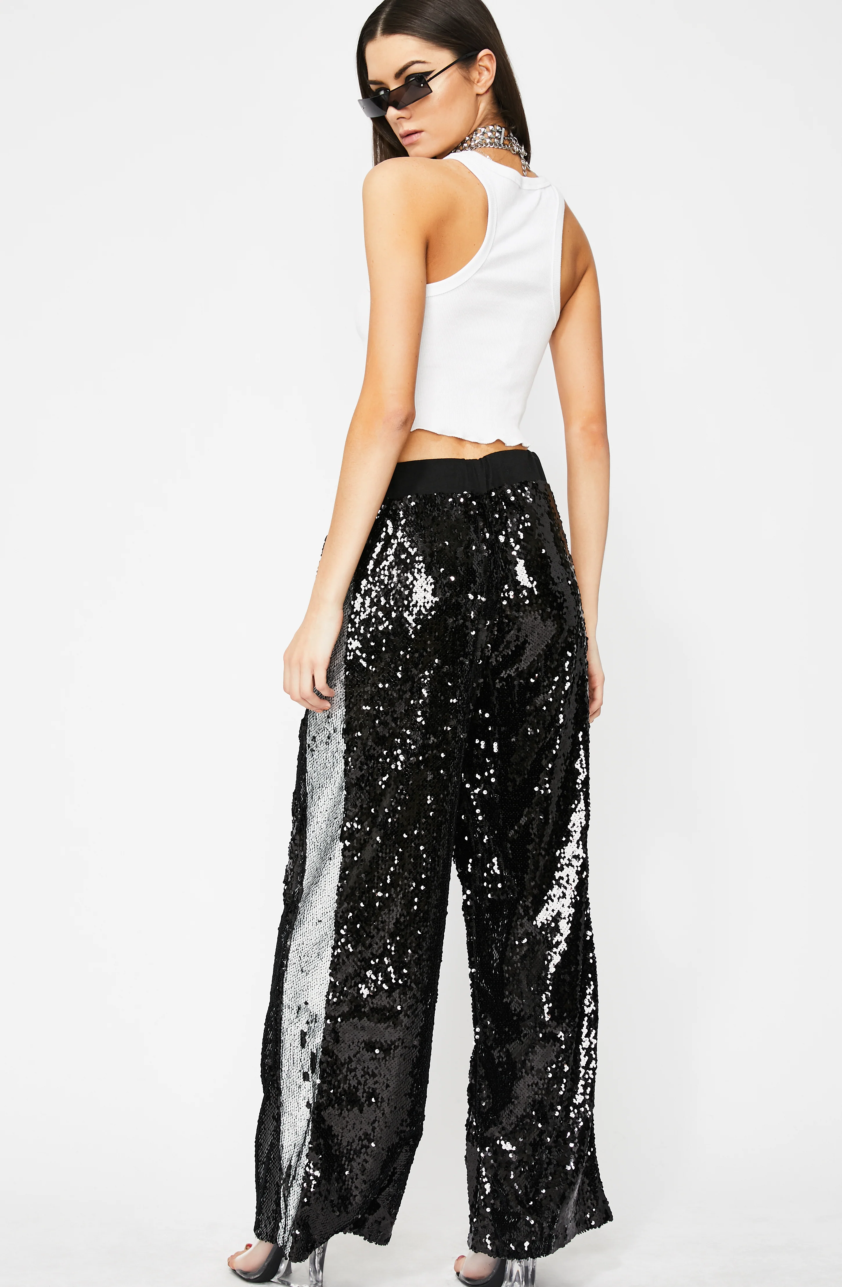 Hustle N' Flow Sequin Pants - Image 4