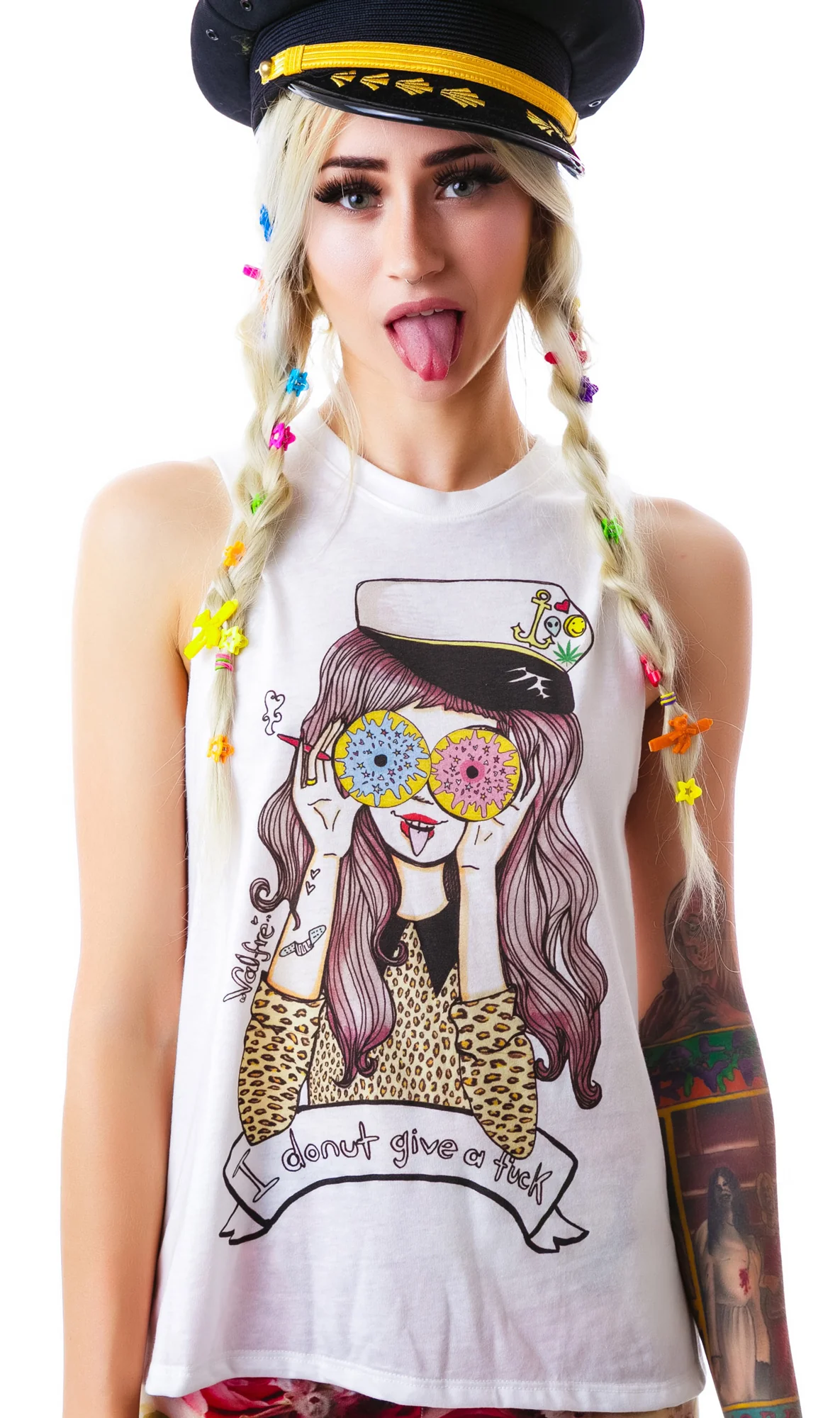 I Donut Give A Fuck Muscle Tank - Image 8