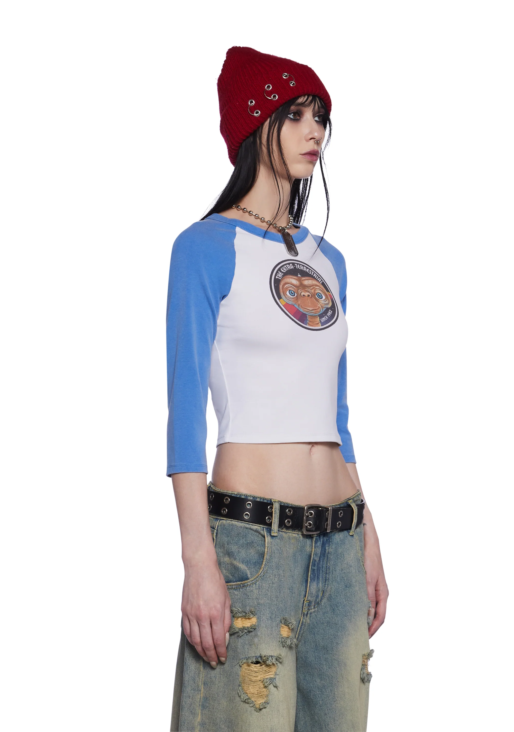 I’ll Be Right Here Raglan Tee - Image 3
