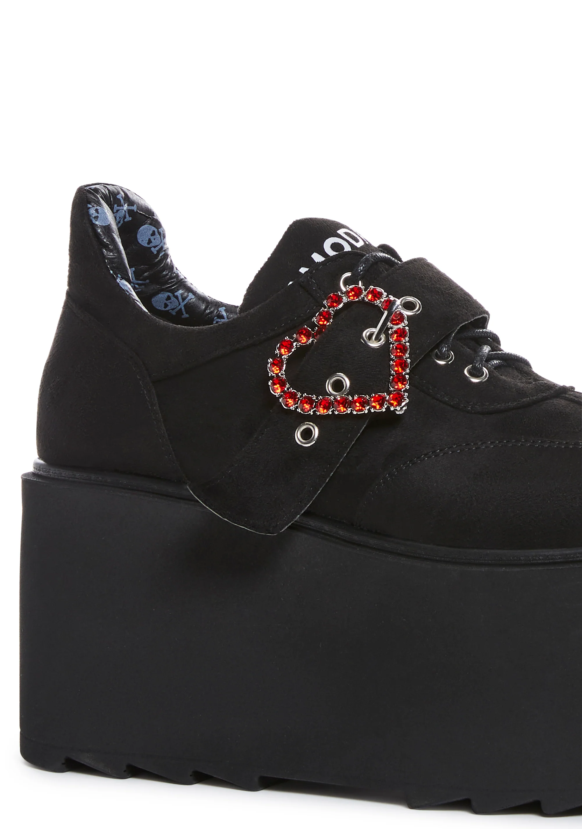 I’m In Love Platform Sneakers - Black - Image 2