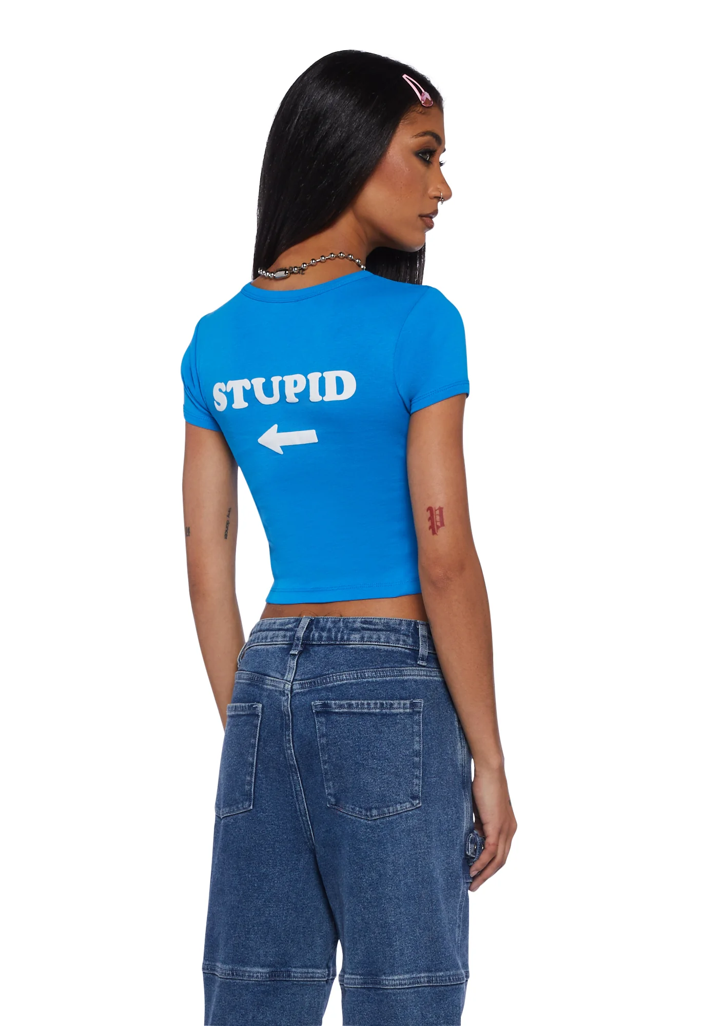 I’m With Stupid Graphic Tee - Image 2