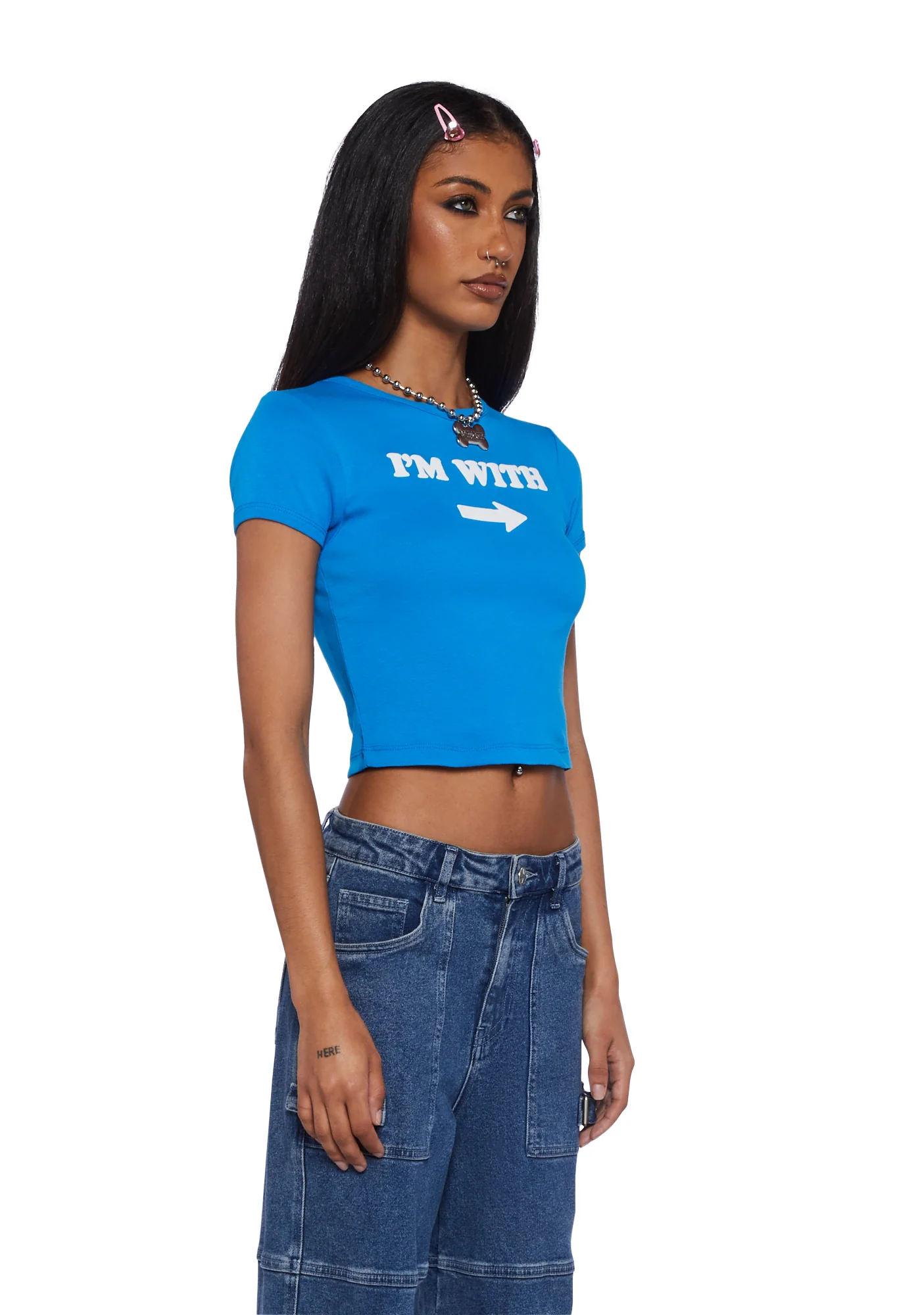 I’m With Stupid Graphic Tee - Image 3