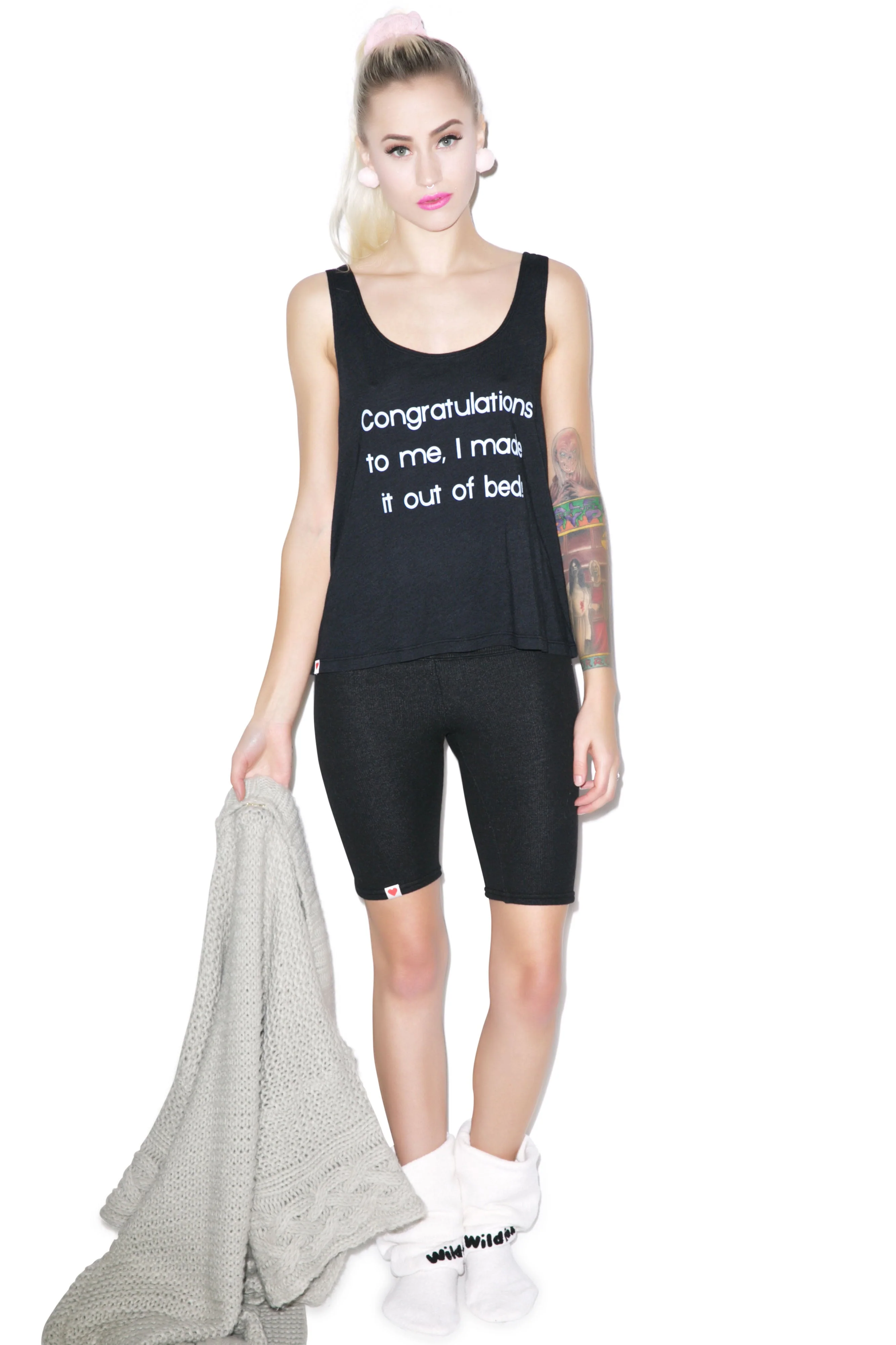 I Made It Boy Tank - White - Image 8